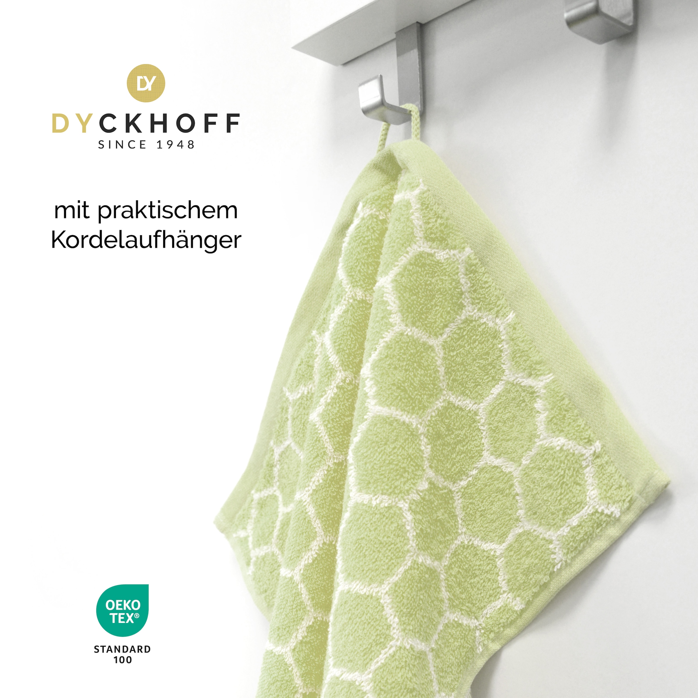 Dyckhoff Set de serviettes »Pure Natural Honey« Set 6 Frottee BIO Baumwolle, GOTS