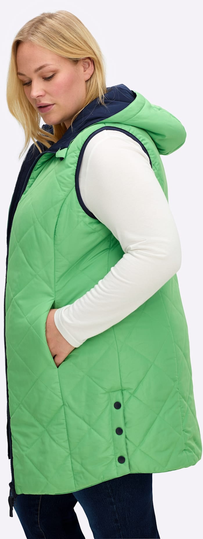 Sheego Gilet réversible