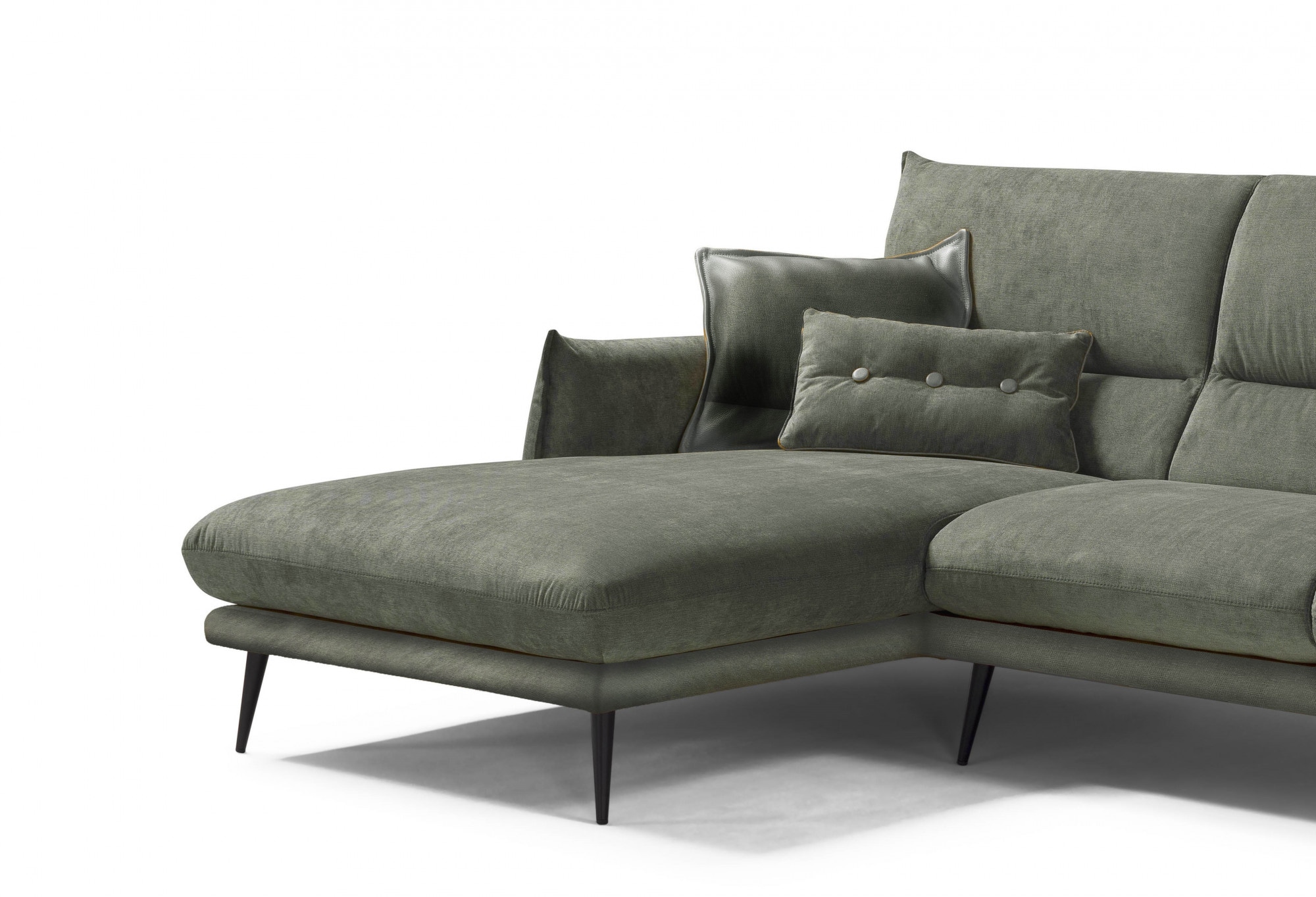 Egoitaliano Canapé d'angle »FUNNY, hochwertiges und aktuelles Design, bequeme Rückenlehne« hochwertiger Sitzkomfort, L-Form