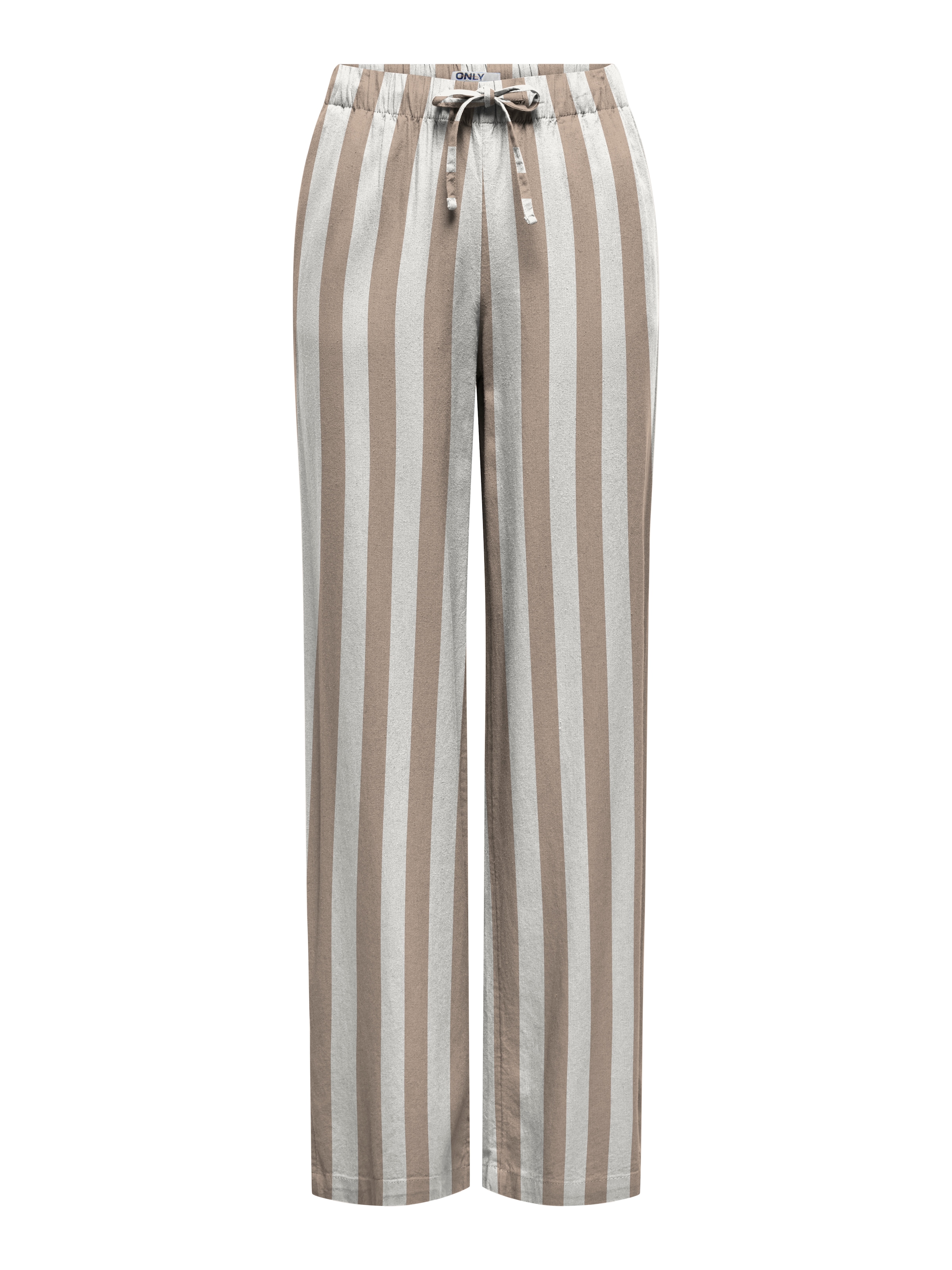 ONLY Pantalon à enfiler »ONLGOA MW LINEN BL PULL-UP PANT CC PNT«  avec lin