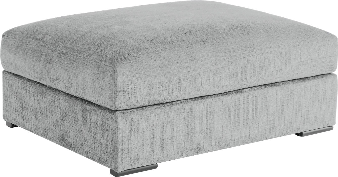 Home affaire Tabouret rembourré »Casa XL, B: 101 cm« Mega-Hocker, in Cord oder Chenille-Struktur, Federkern