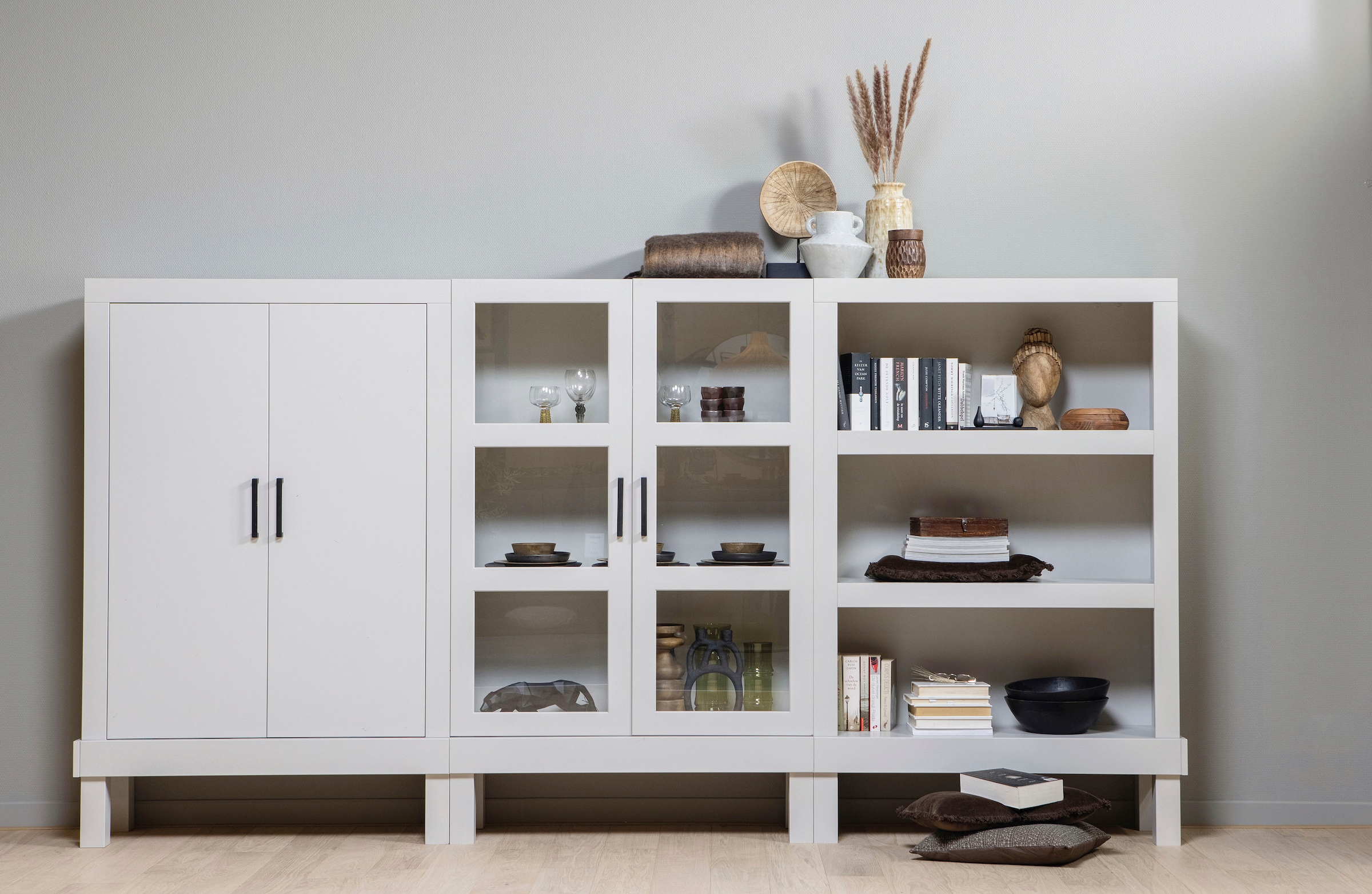 WOOOD Étagère »Bonk« ausgestattet mit drei Regalen, Breite 107 cm