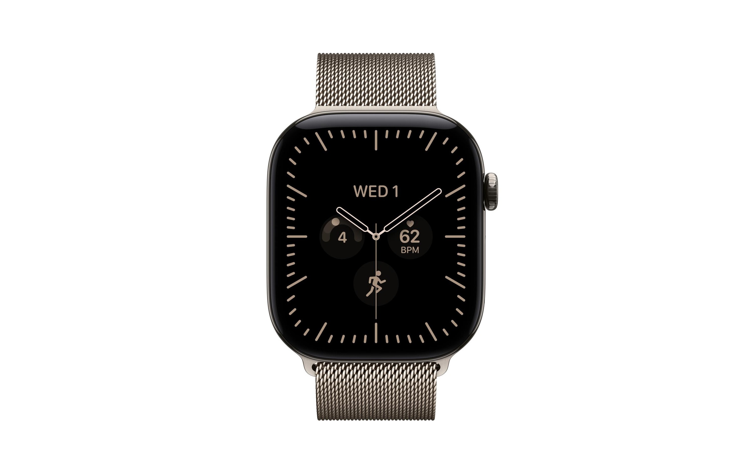 Apple Smartwatch »Apple Watch S12 46 mm CEL Titanium, Milanese Loop«(46/ 1,81 ″)