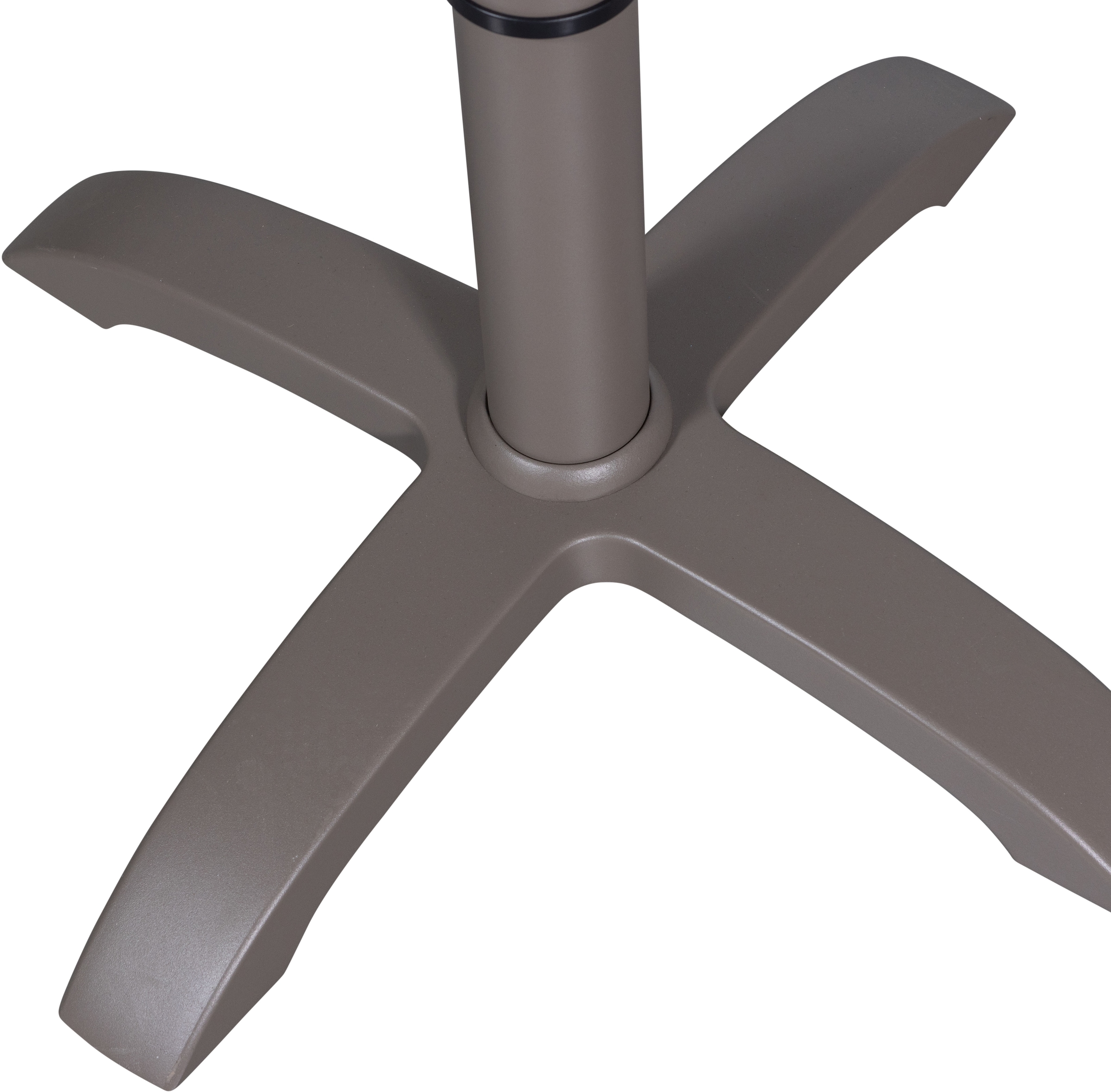 WOOOD Tabouret de bar »Jeppe aus Aluminium höhenverstellbar, B 70 x T 70 x H 72/110 cm« adapté pour l'extérieur, facile à monter, facile d'entretien