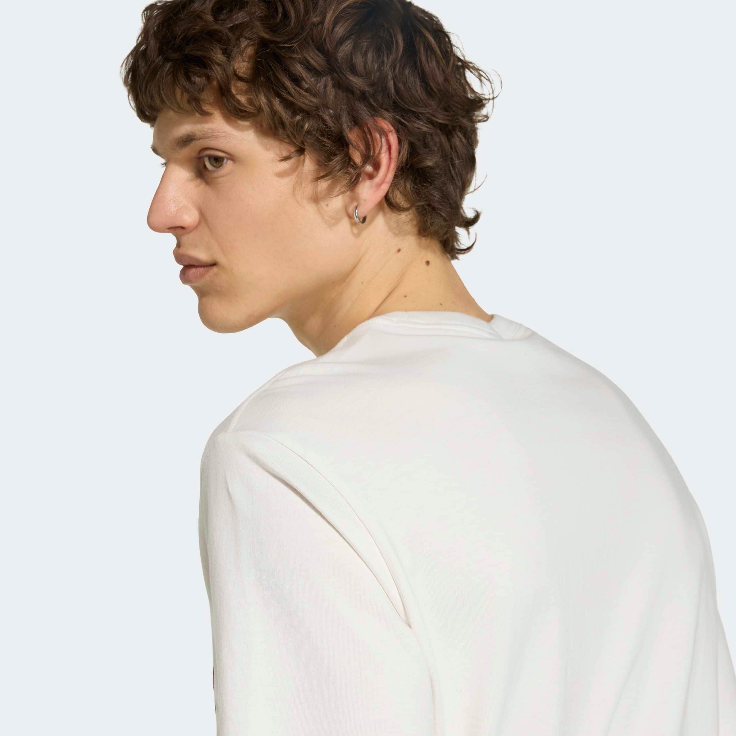 adidas Originals T-Shirt »TREFOIL INFILL« für Erwachsene, mit sportlichem Stil, ohne Verschluss, aus Baumwolle