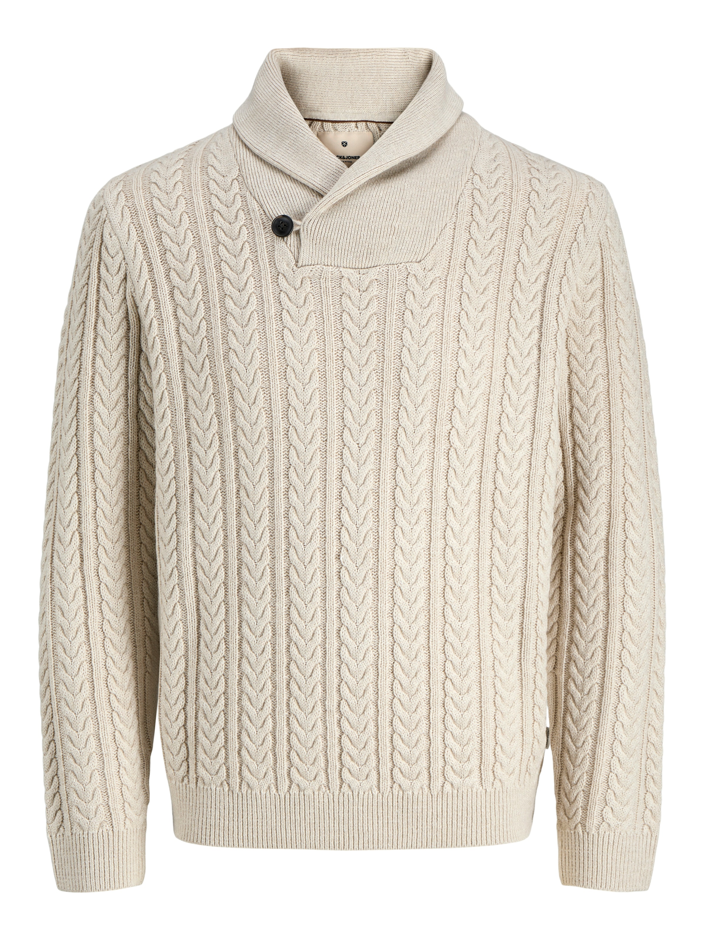 Jack & Jones Pull en tricot »JPRBLUSEAN KNIT CABLE SHAWL NECK«