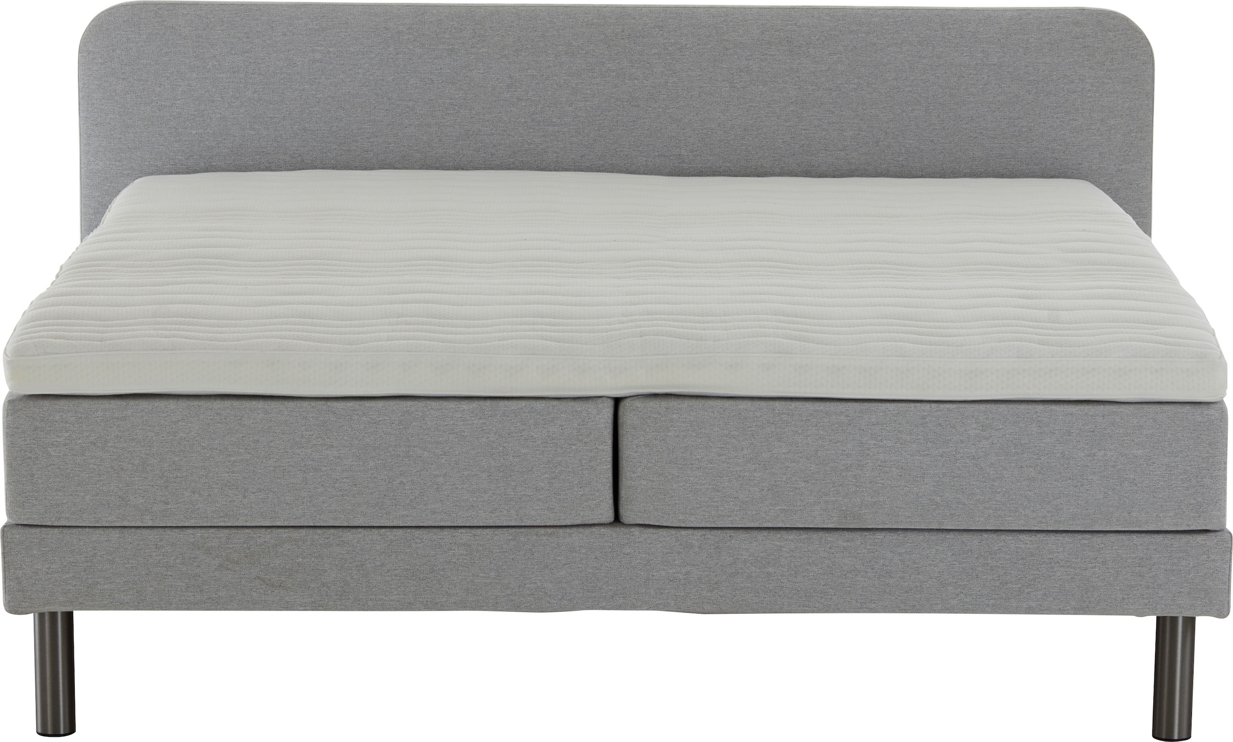 ATLANTIC home collection Boxspringbett »Carola« mit 7-Zonen-Taschen-Federkernmatratze und Komfortschaum-Topper