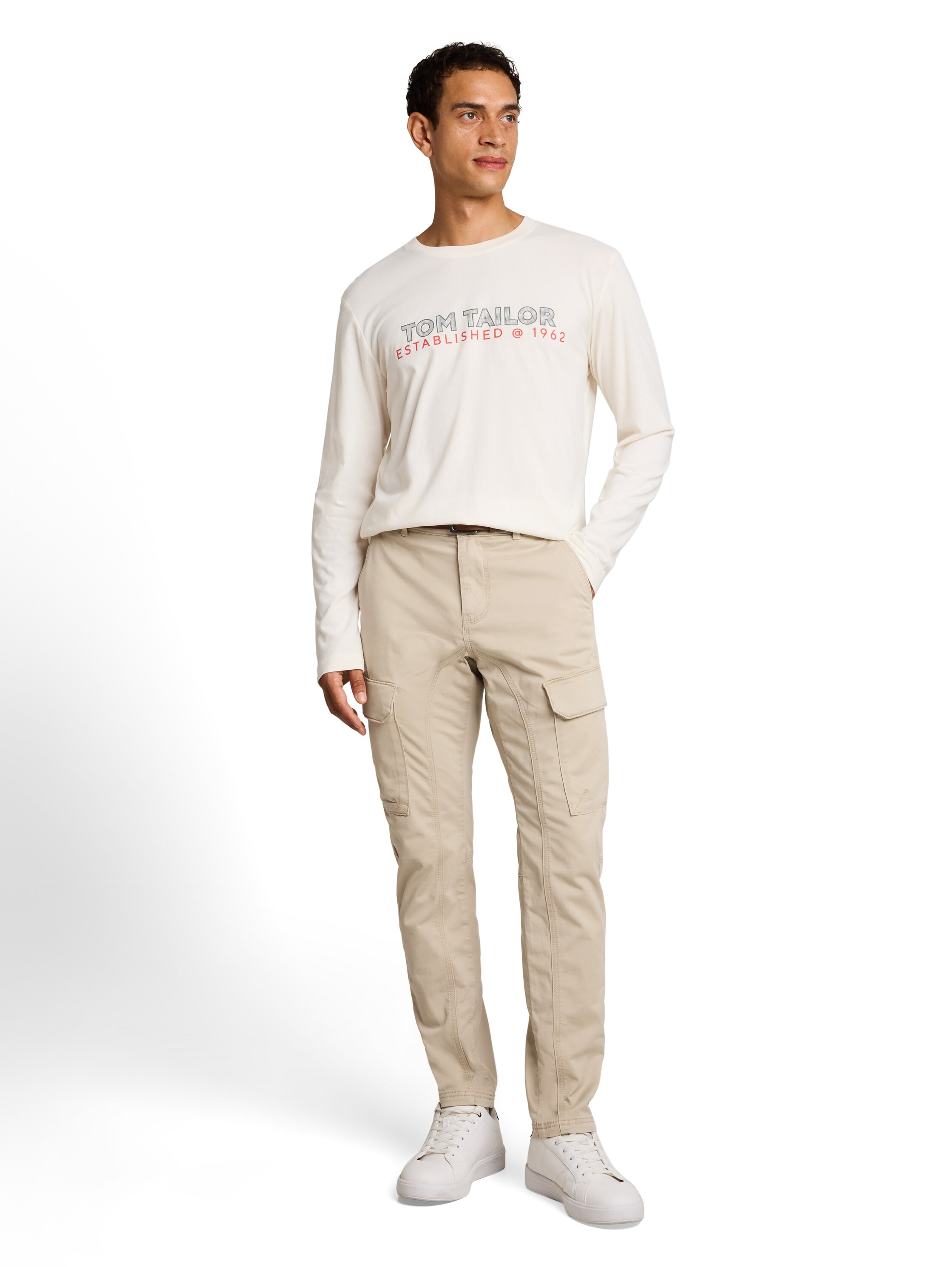 TOM TAILOR Pantalon cargo  avec stretch
