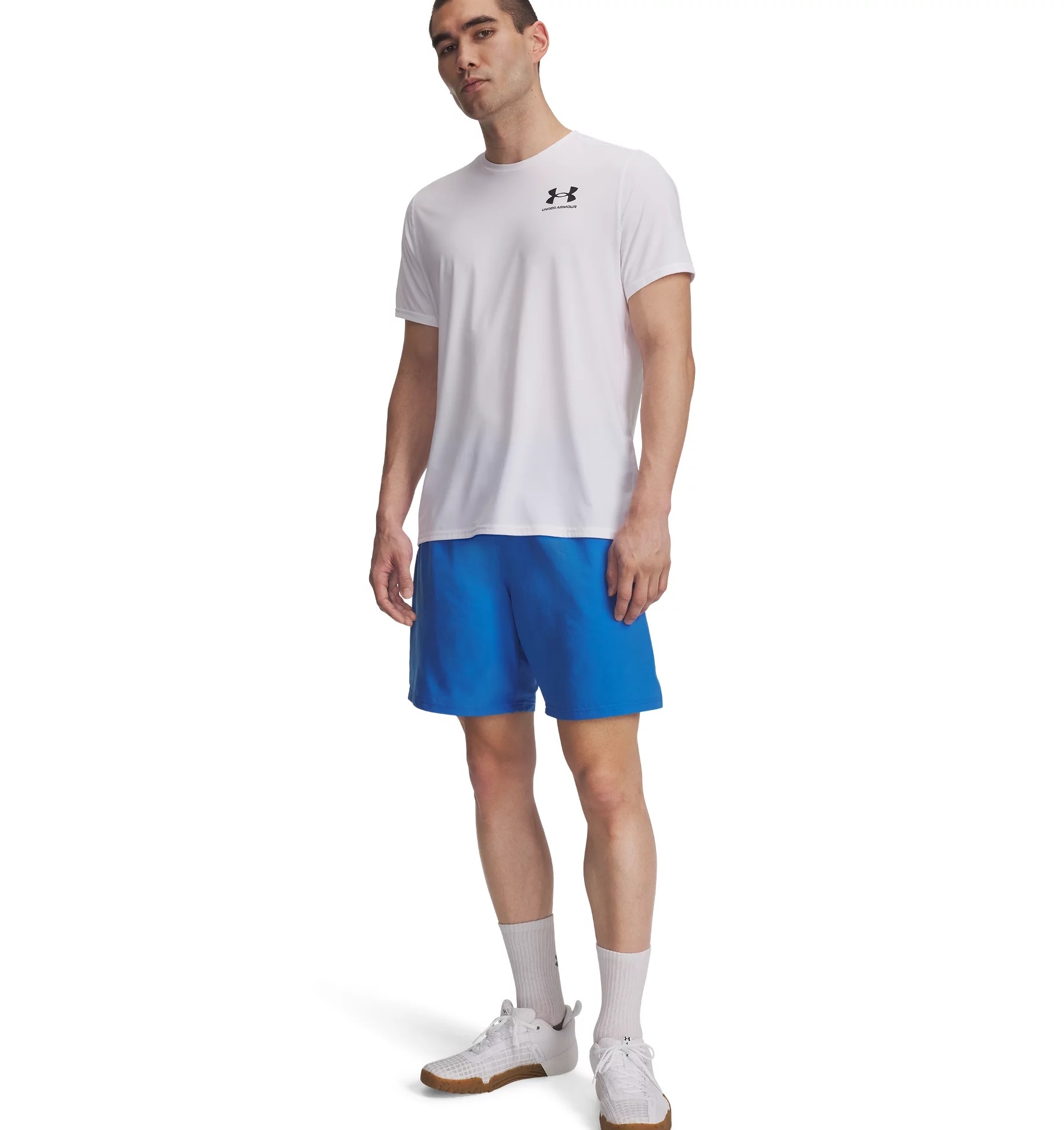 Under Armour® Short »UA TECH WOVEN WORDMARK SHORT«  Avec poches passepoilées, facile d'entretien, taille normale, coupe droite
