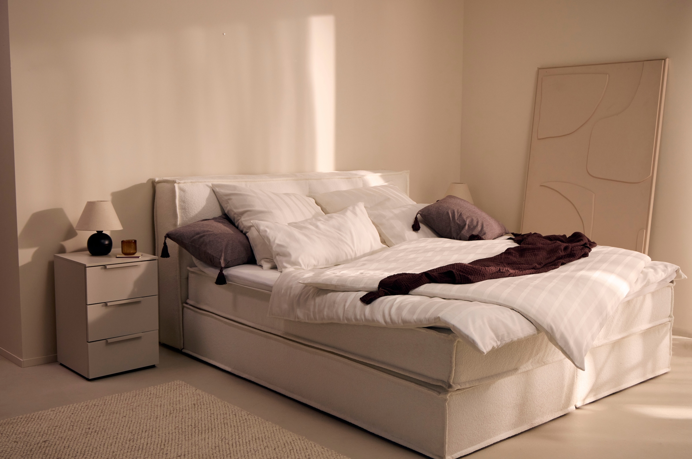 LeGer Home by Lena Gercke Bettwäsche »Leonore« 2 Stk. tlg. Mako-Satin Streifen aus 100% Baumwolle, Grösse ab 135x200 cm