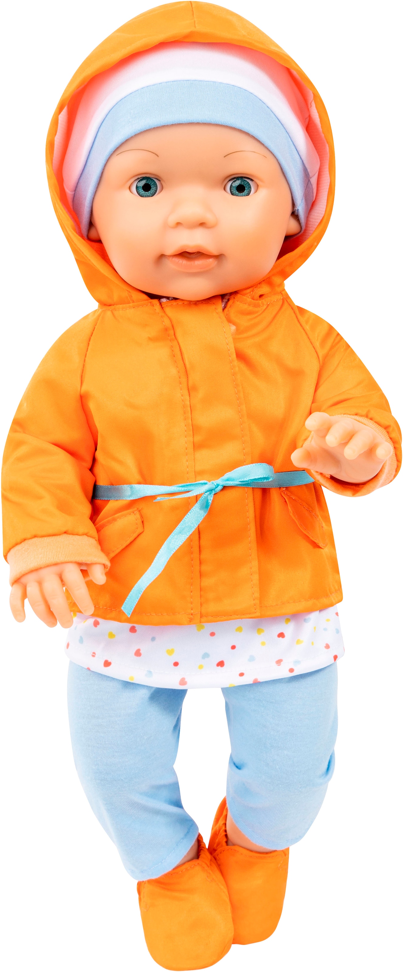 Bayer Puppenkleidung »Kleid/Hose orange«