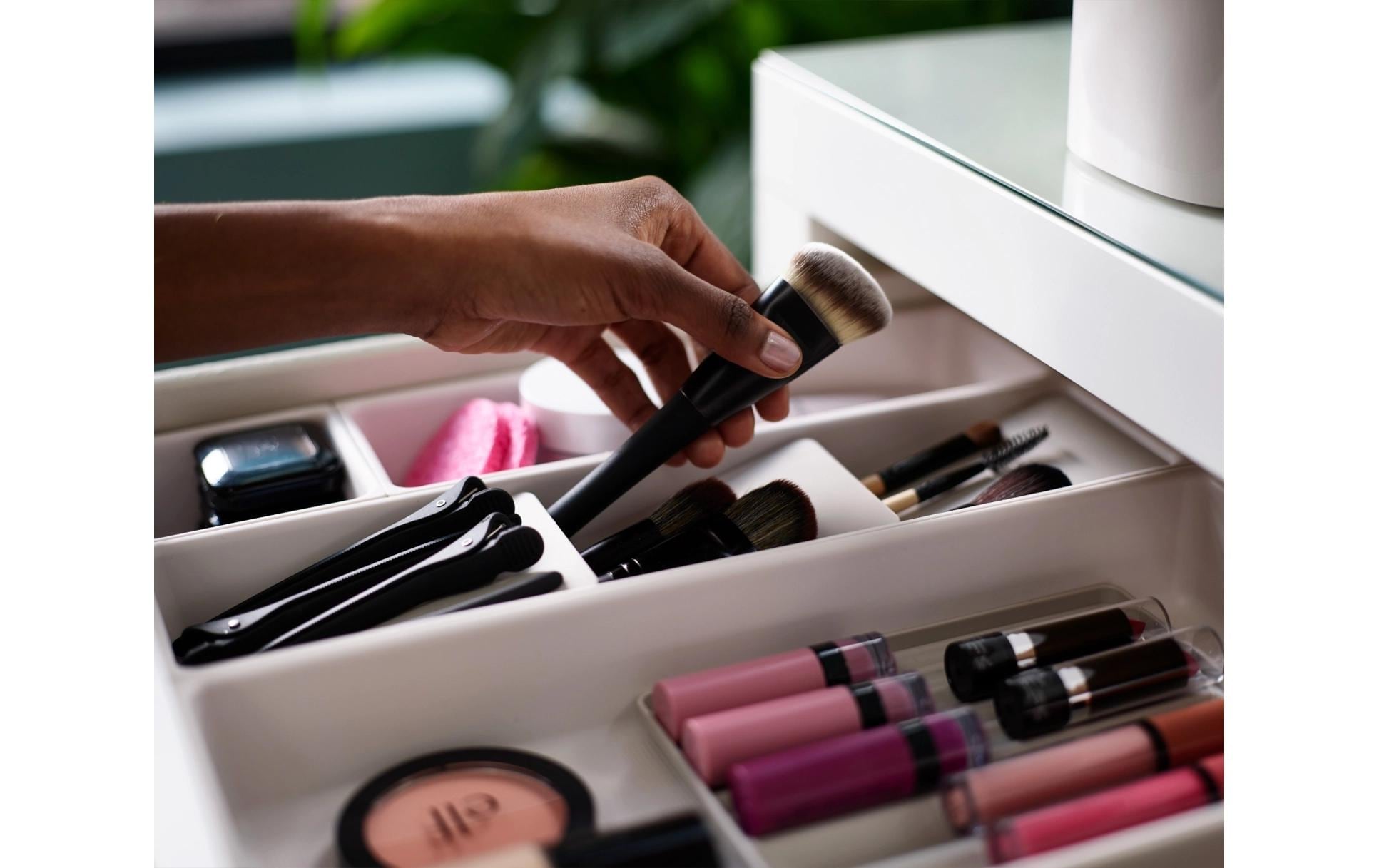 Joseph Joseph Organiseur de maquillage »Viva« 12-teilig, Make-up-Organizer, Schubladenaufbewahrung, Modularsystem