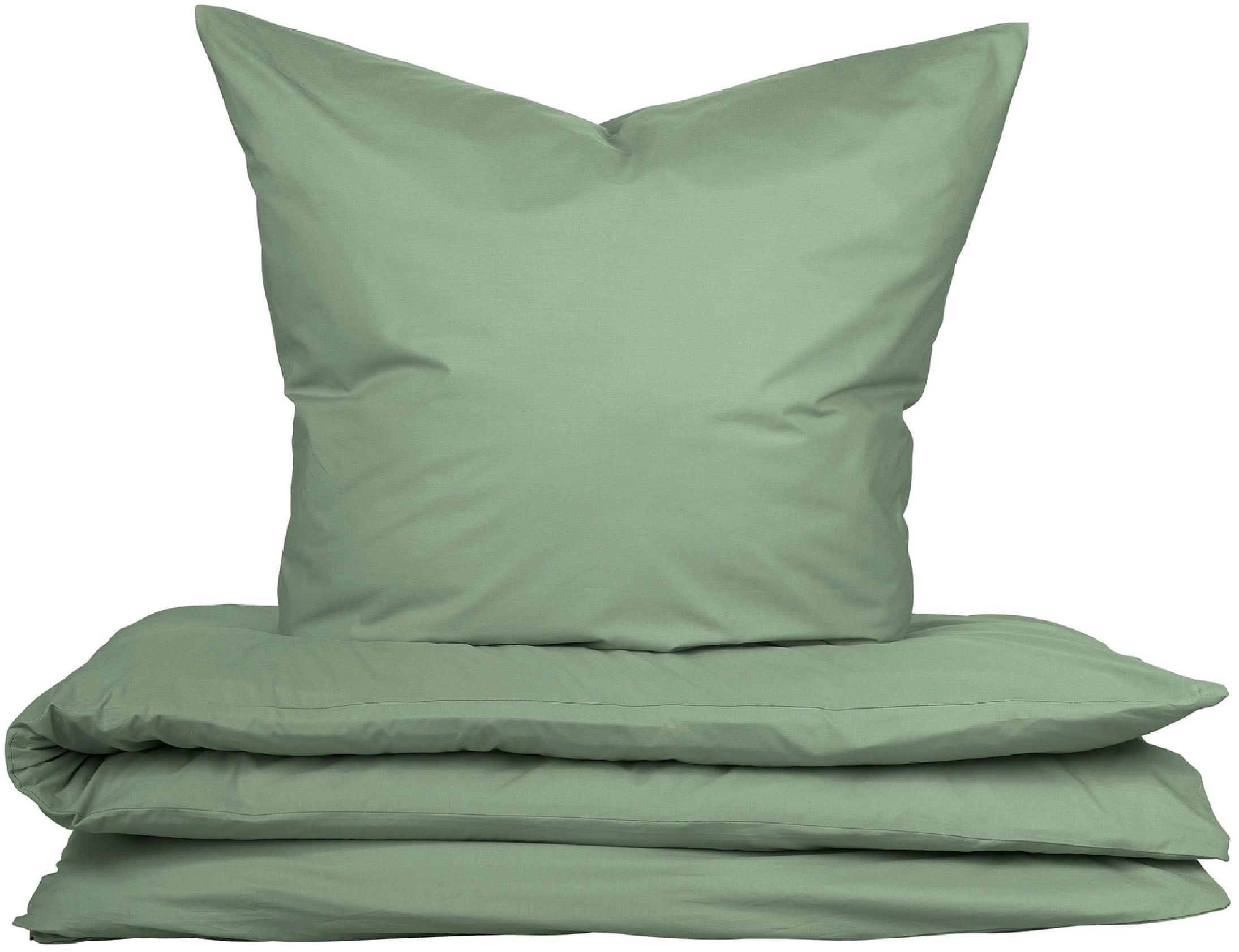 uncover by SCHIESSER Linge de lit »Soho aus weicher Baumwolle in gedeckten Uni-Farben« 2 cuis Made in Green