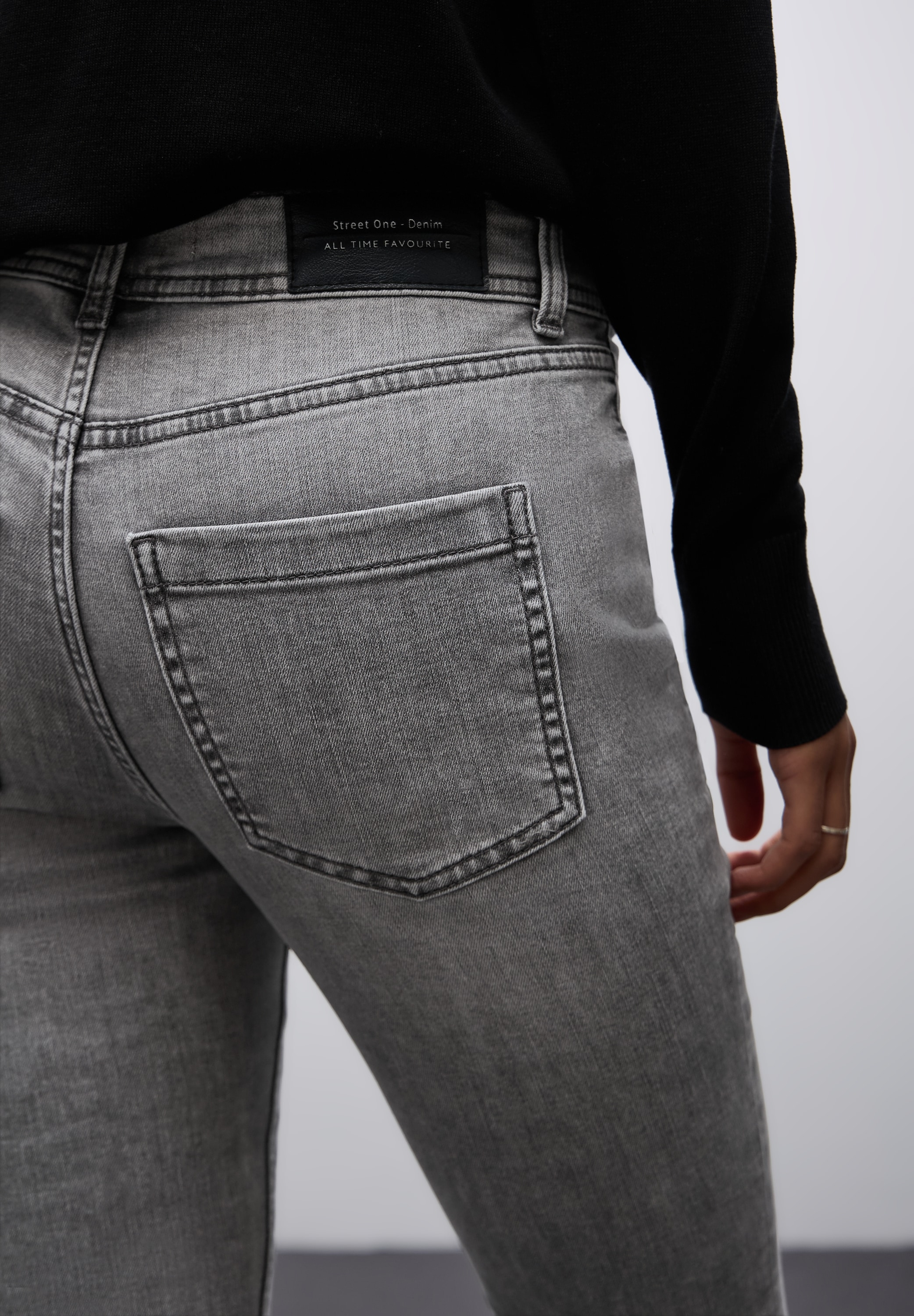 STREET ONE Jeans slim »Style York« im Five-Pocket Style