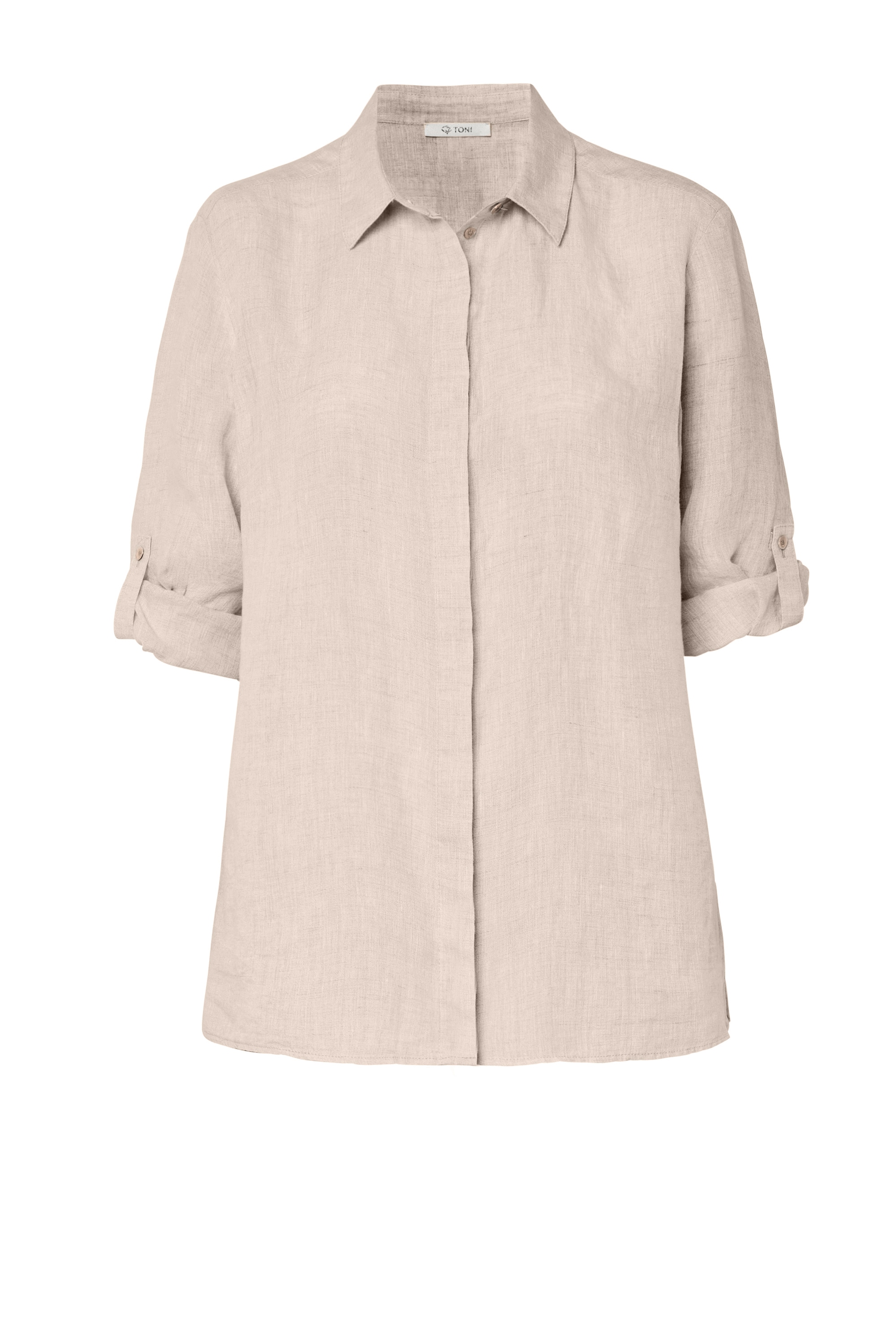 TONI Klassische Bluse »Clay 3/4-Arm« aus sommerlicher Leinenqualität