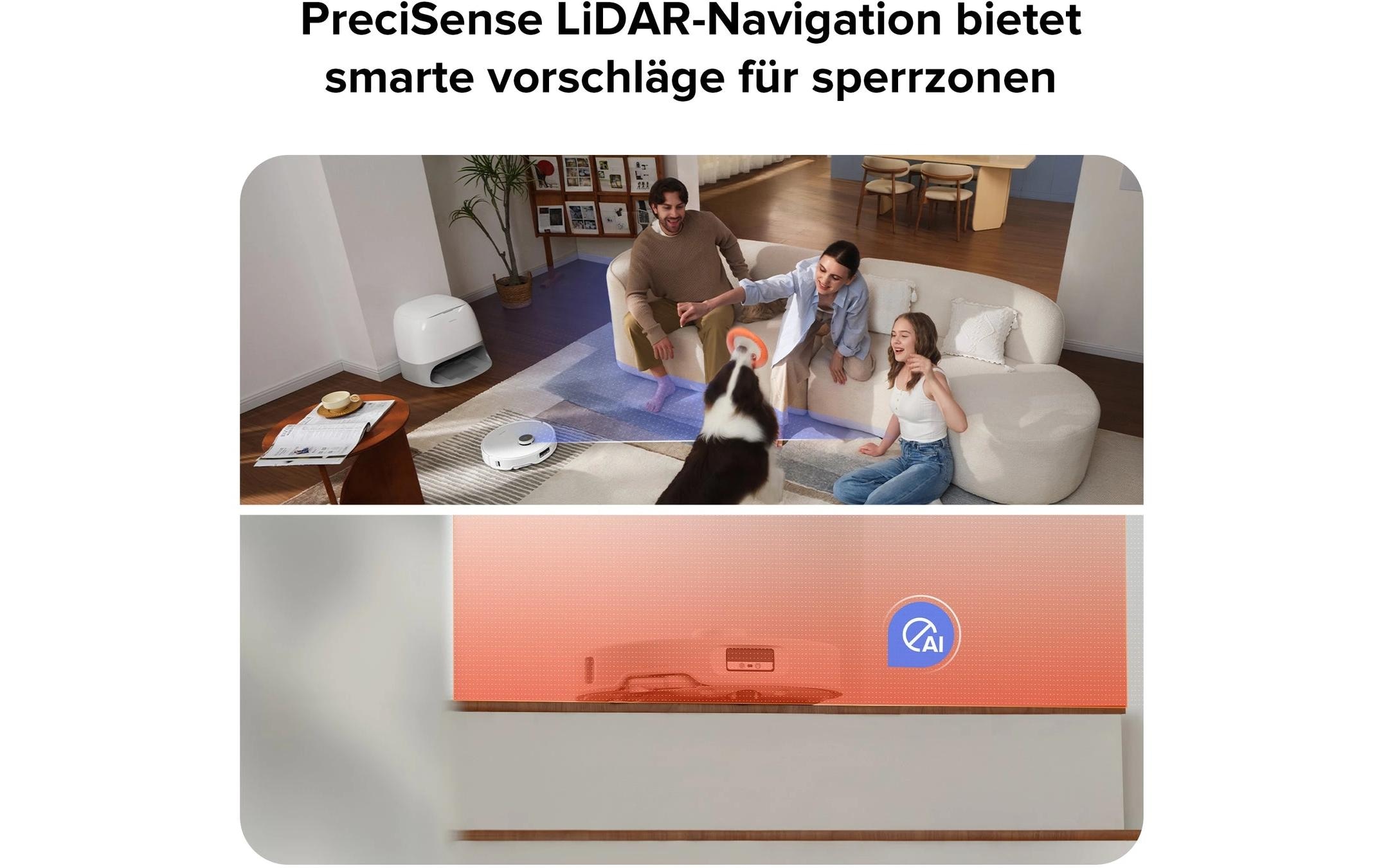 Roborock Nass-Trocken-Saugroboter »Qrevo Curv 5A1«