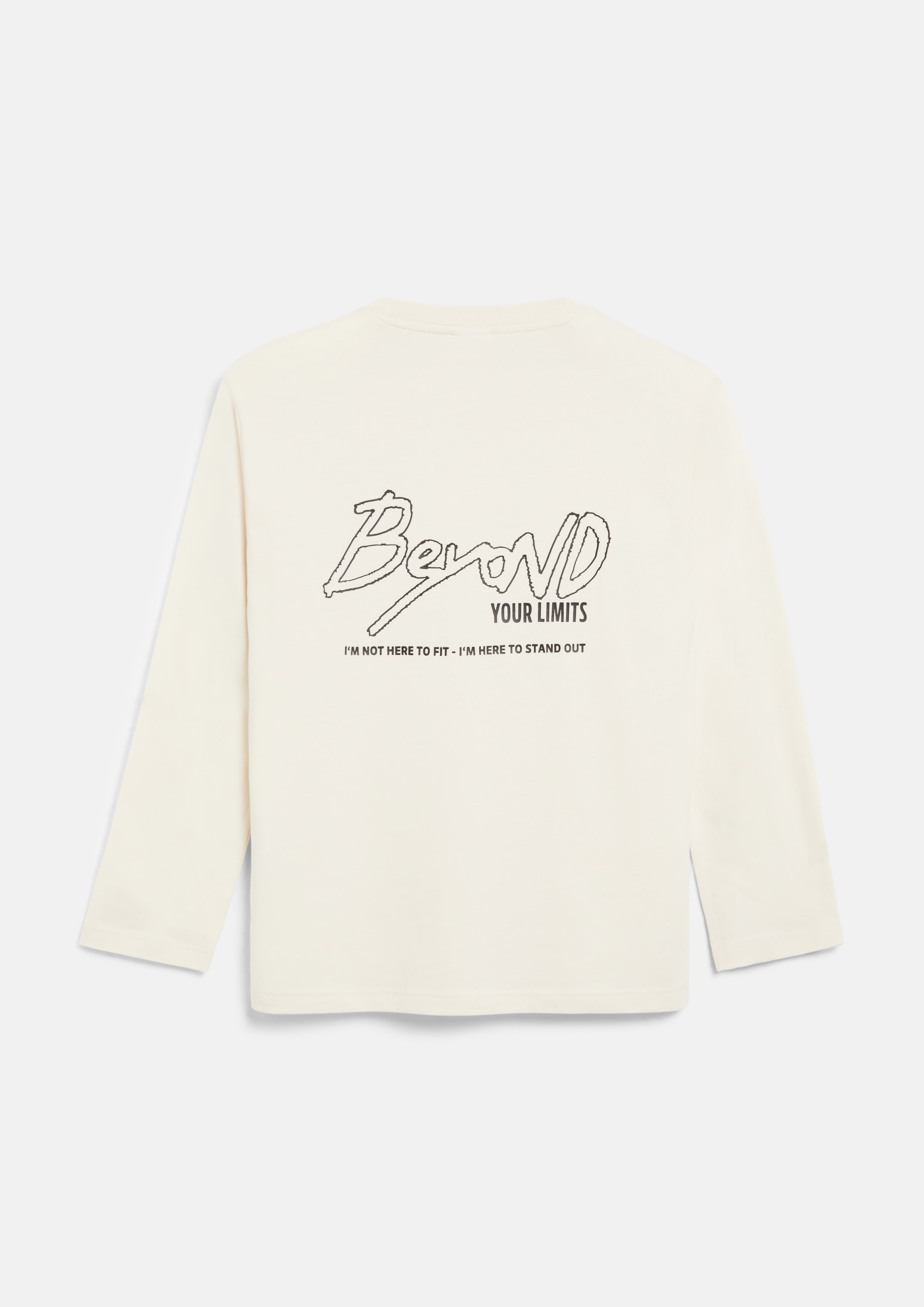 s.Oliver Junior Langarmshirt mit Prints / Rückenprint / für Boys