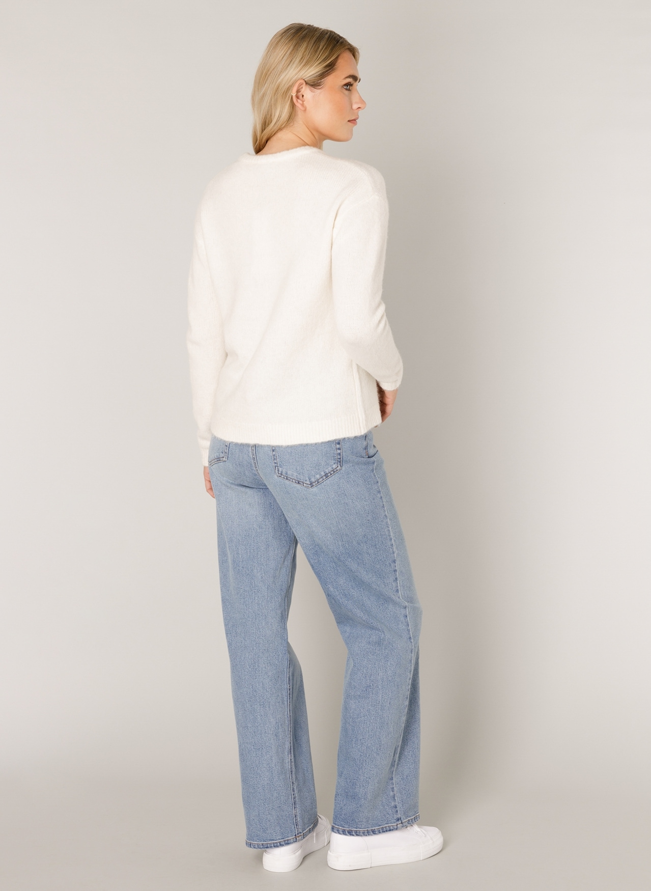 Base Level Pull en tricot »Yana«, mit Wolle
