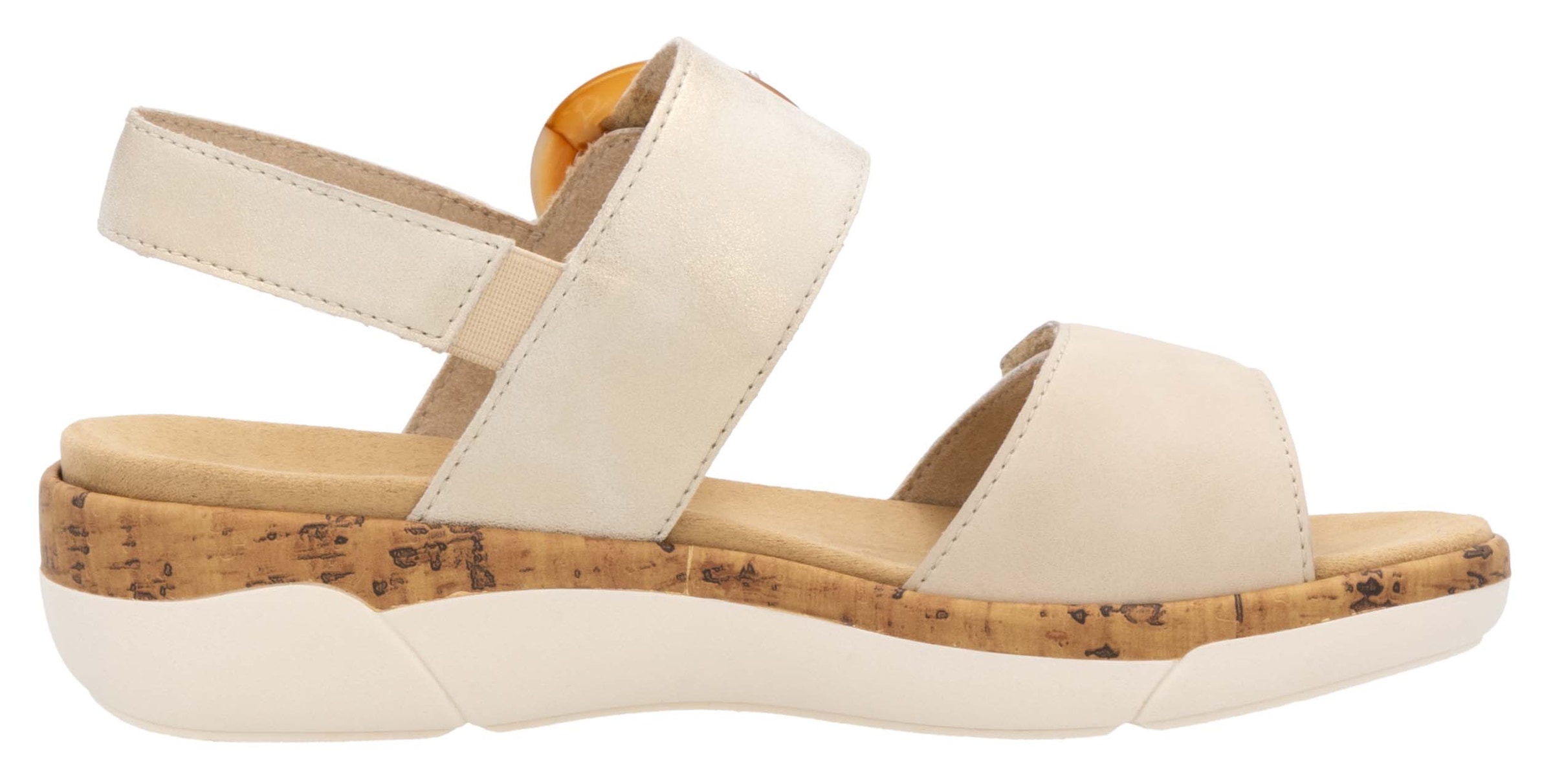 Remonte Sandales compensées  Sommerschuh, Riemchensandale, praktische Klettverschlüsse