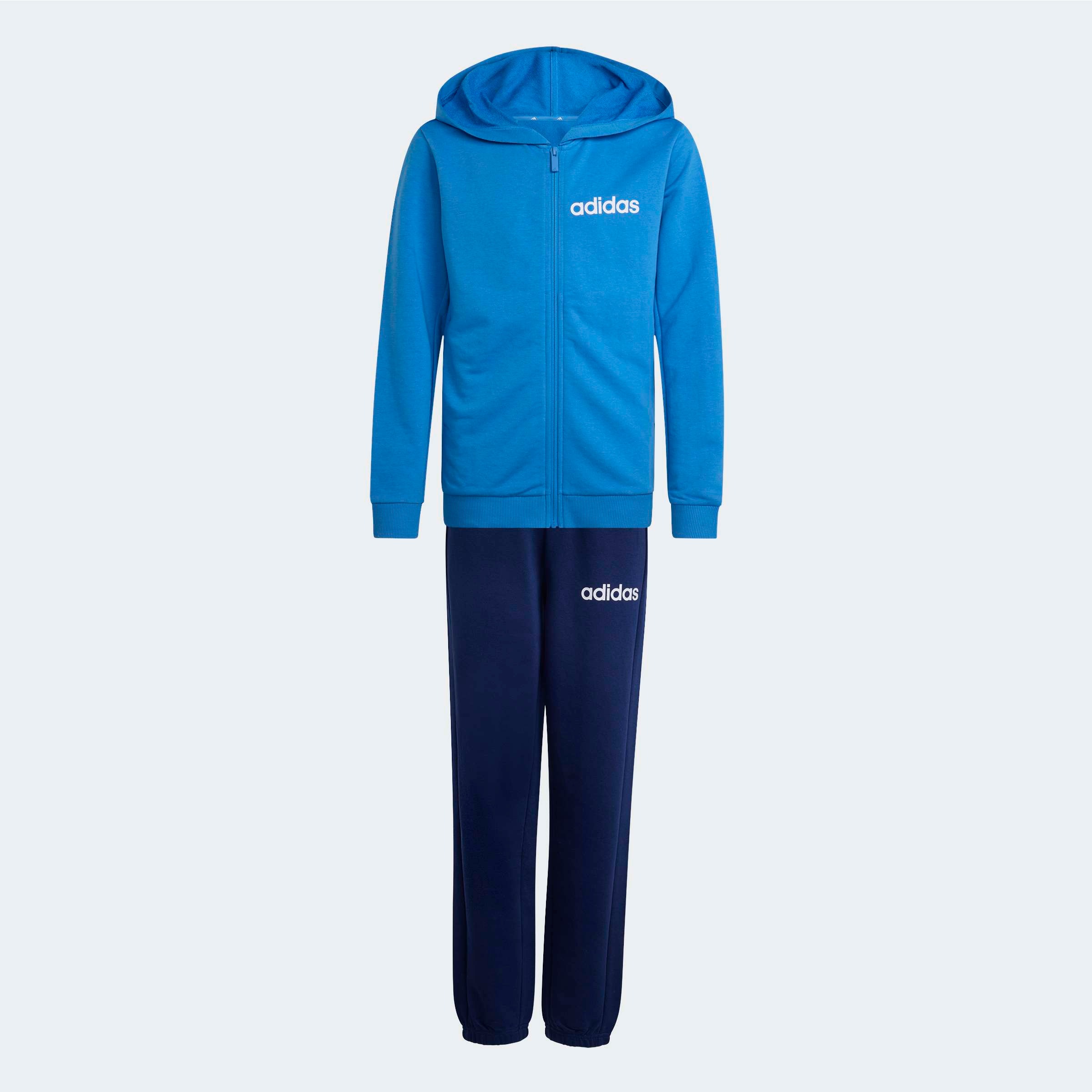adidas Sportswear Combinaison d'entraînement »ESSENTIALS KINDER« 2 pièces zweiteilig, aus Baumwolle und Polyester, weiches French Terry