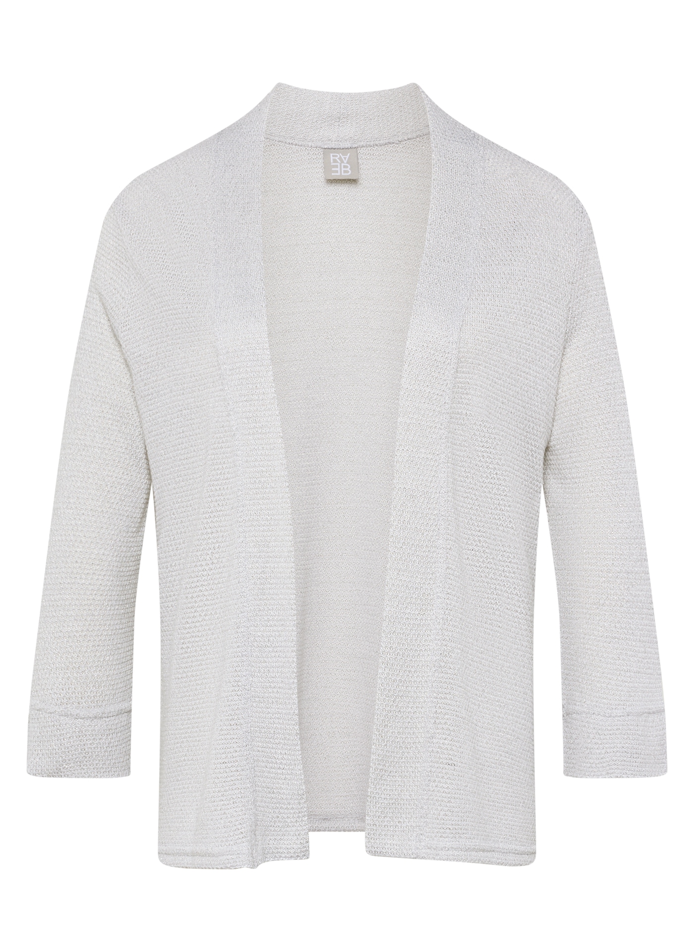 Rabe Strickjacke ohne Verschluss, mit Glitzer-Details