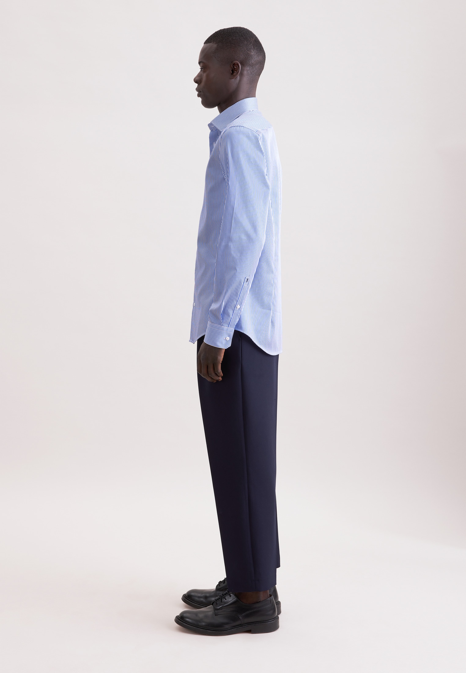 seidensticker Chemise d'affaires »Schwarze Rose« Slim 1/1 Kentkragen Gestreift