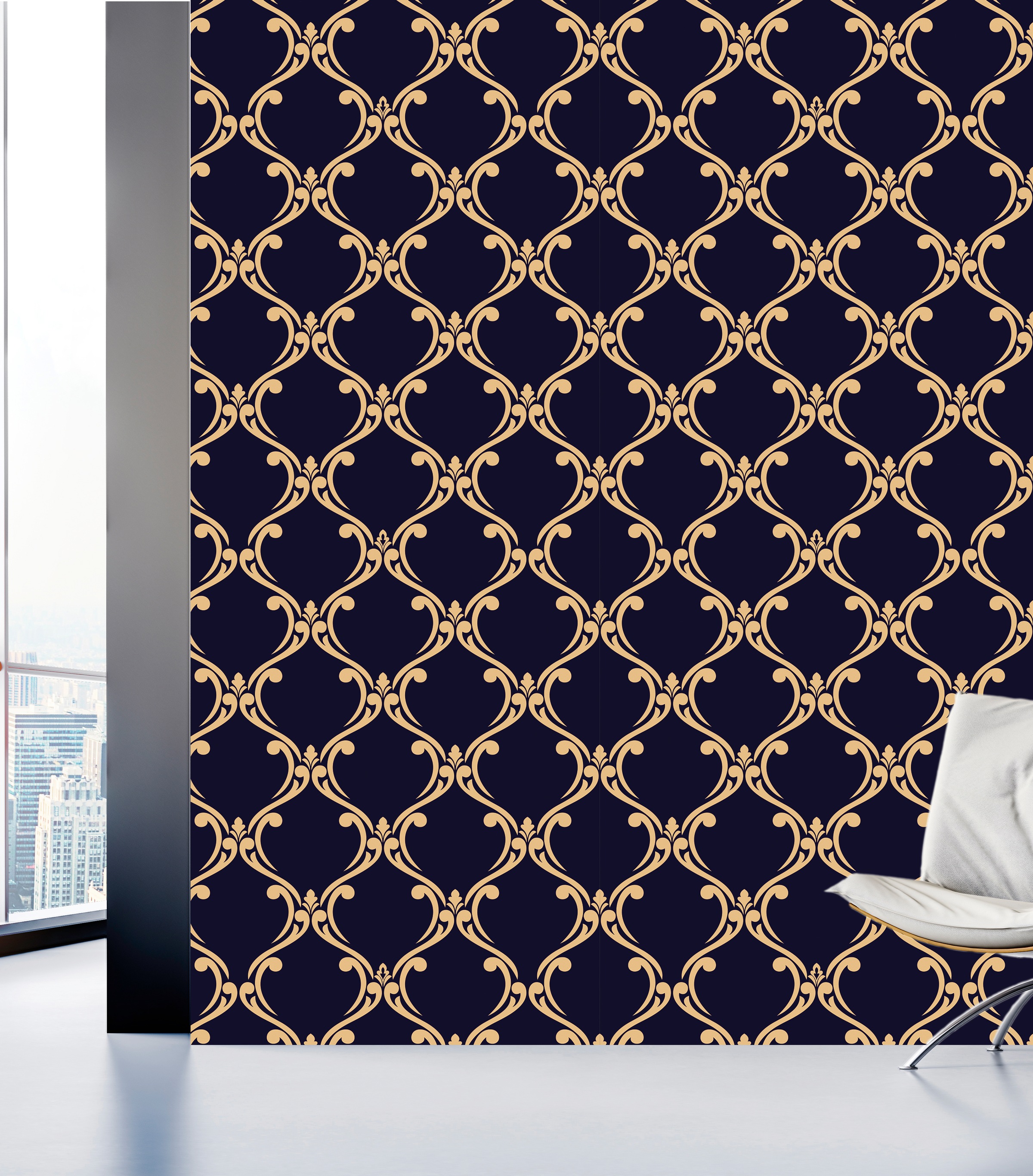 queence Papier peint vinyle »Lena« imprimé 90x250cm, selbstklebend, kinderleichte Anbringung, , Sticker