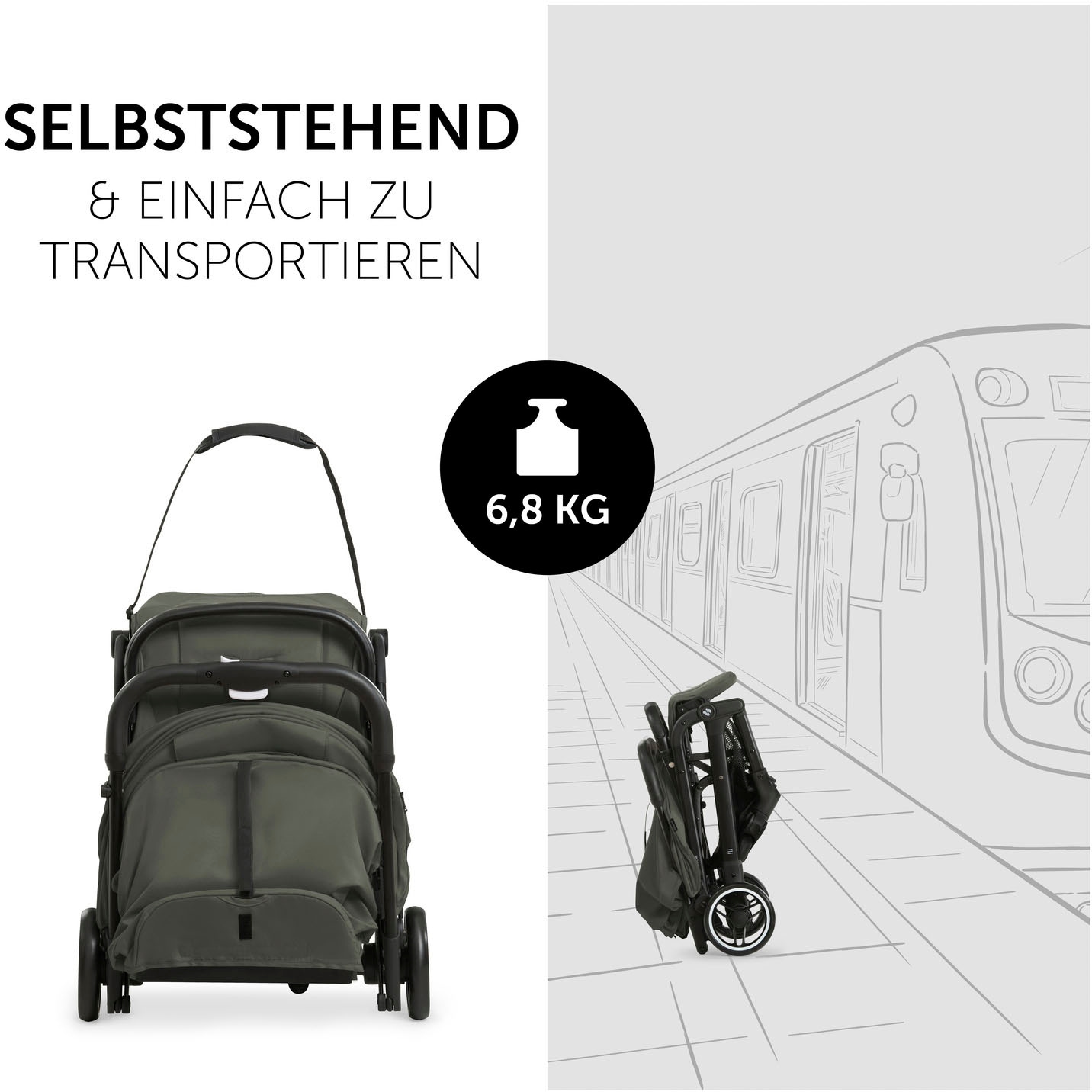 Hauck Poussette pour enfants »Travel N Care« 25 kilos Reisebuggy, leicht; bis 25 kg belastbar