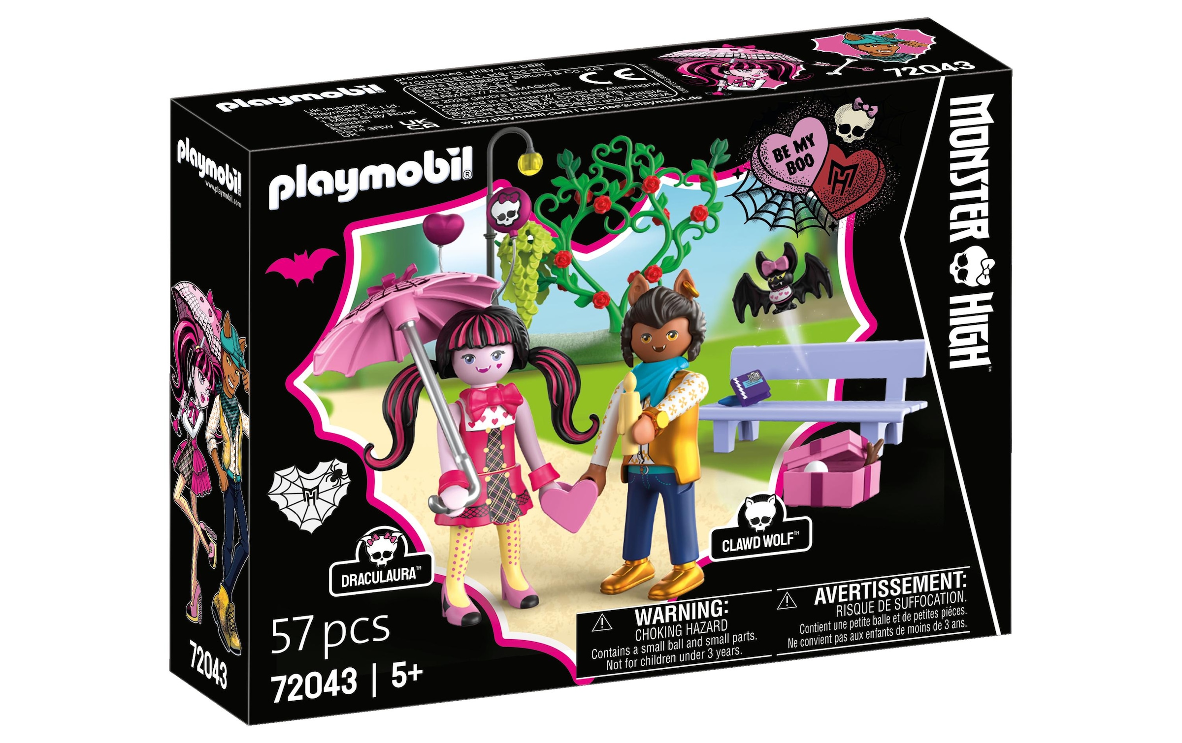 Playmobil® Konstruktions-Spielset »Valentinstagsdate (72043), Monster High™« Spielfigur