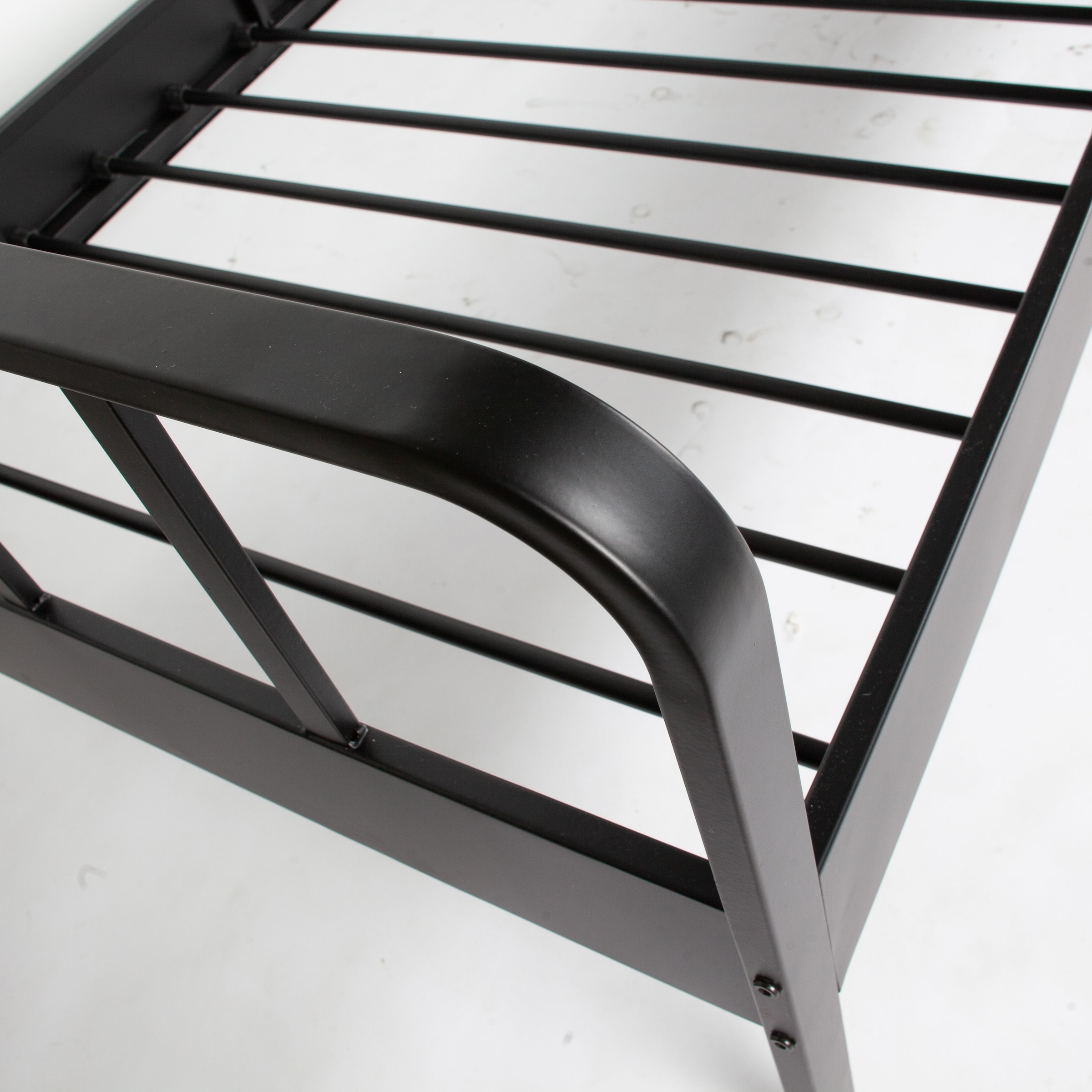WOOOD Sommier »Mees tahlrahmen pulverbeschichtet mit Kopf- und Fussteil« Dimensions du matelas 120x200 cm, capacité de charge 150 kg