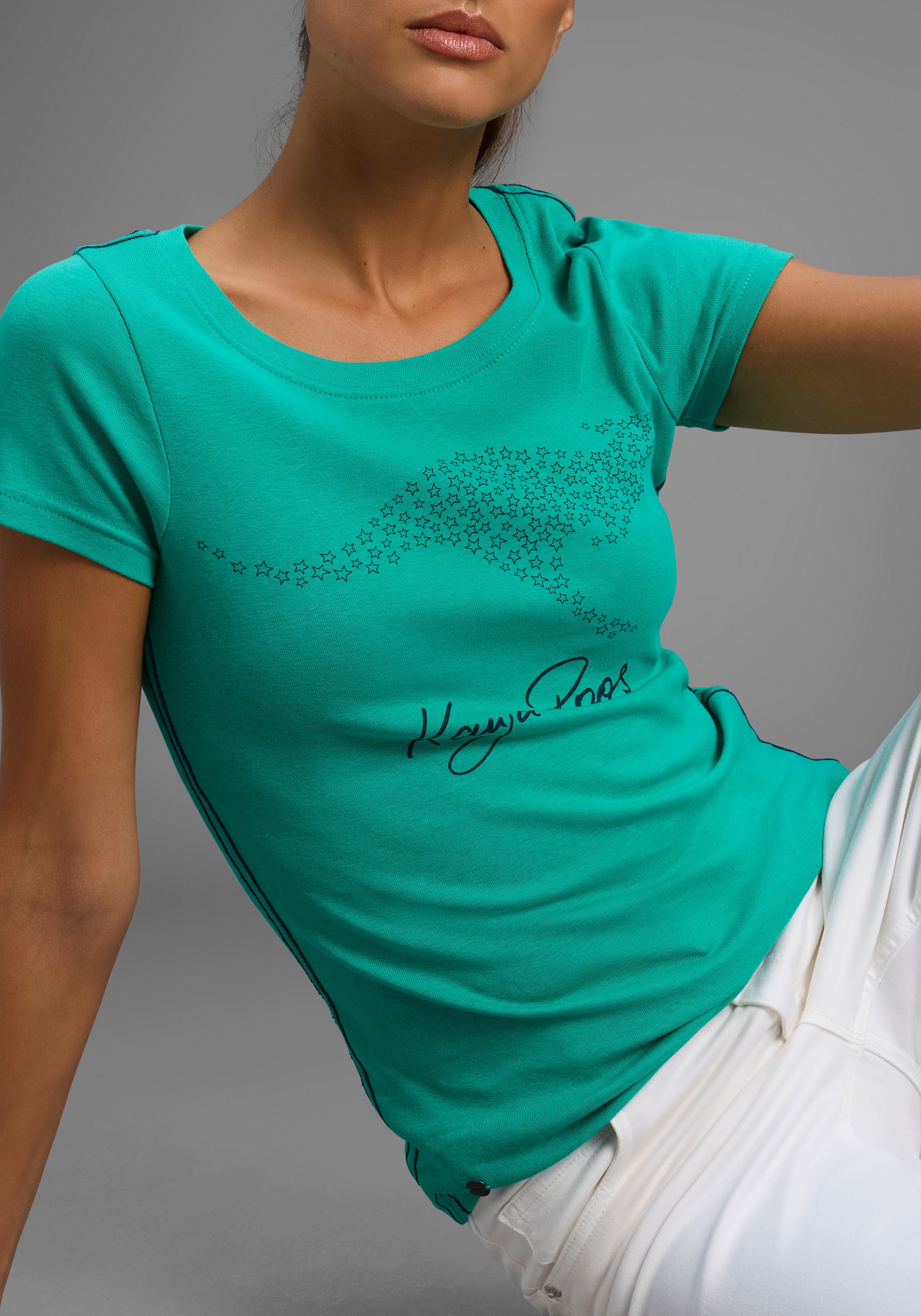 KangaROOS T-Shirt Kurzarm,  sehr figurbetonte Passform