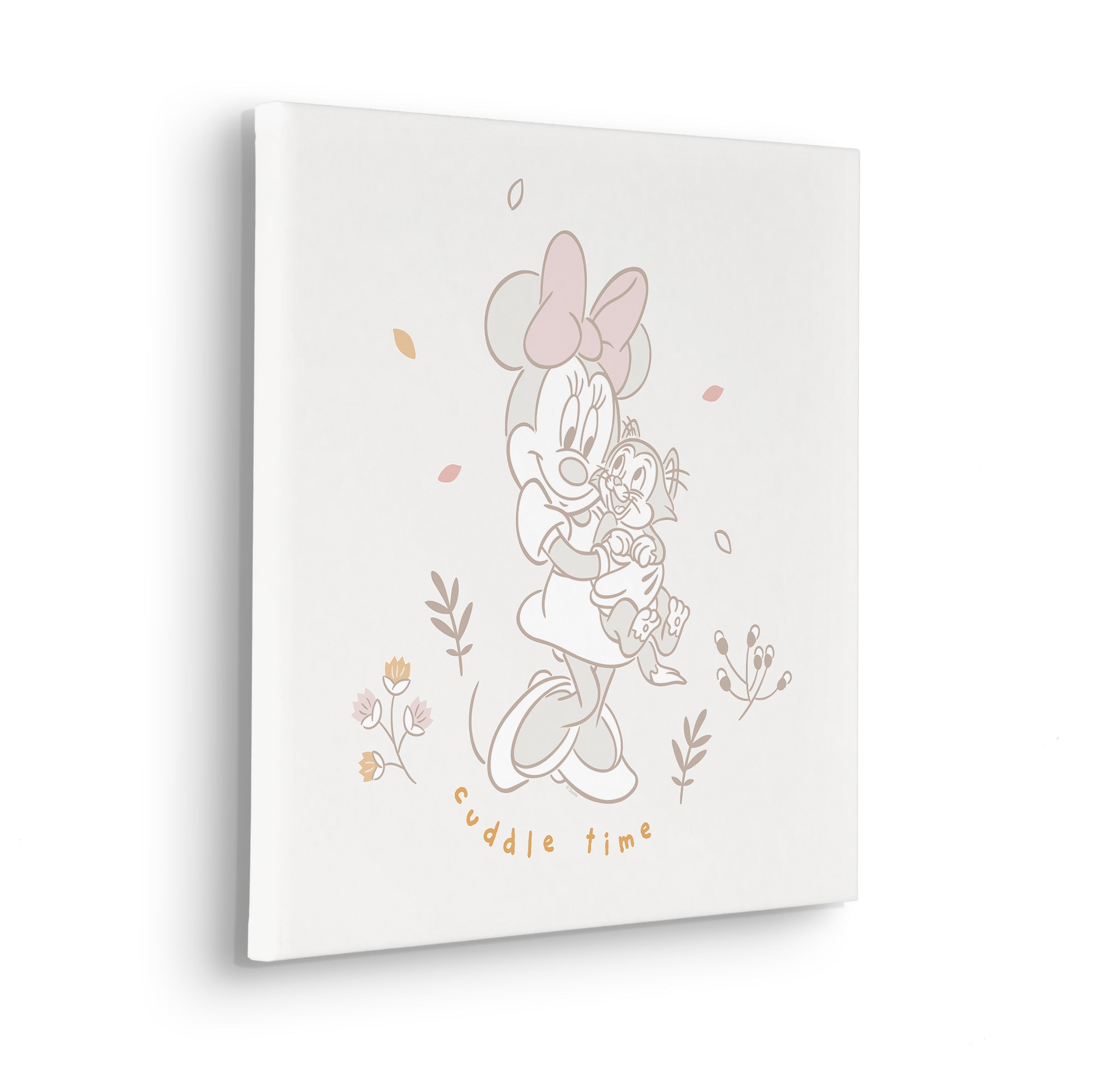Komar Tableau sur toile »Disney Minnie Mouse Cuddle Time« 1 cuis tlg. 40 x 40 cm (Breite x Höhe) - Kinderzimmer, Dekoration