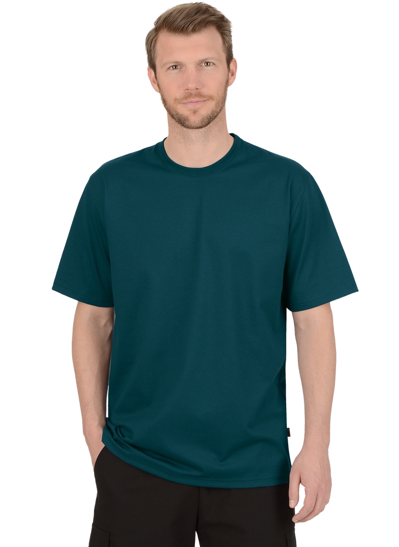 Trigema T-Shirt »TRIGEMA T-Shirt aus 100% Baumwolle« 1 Stk.