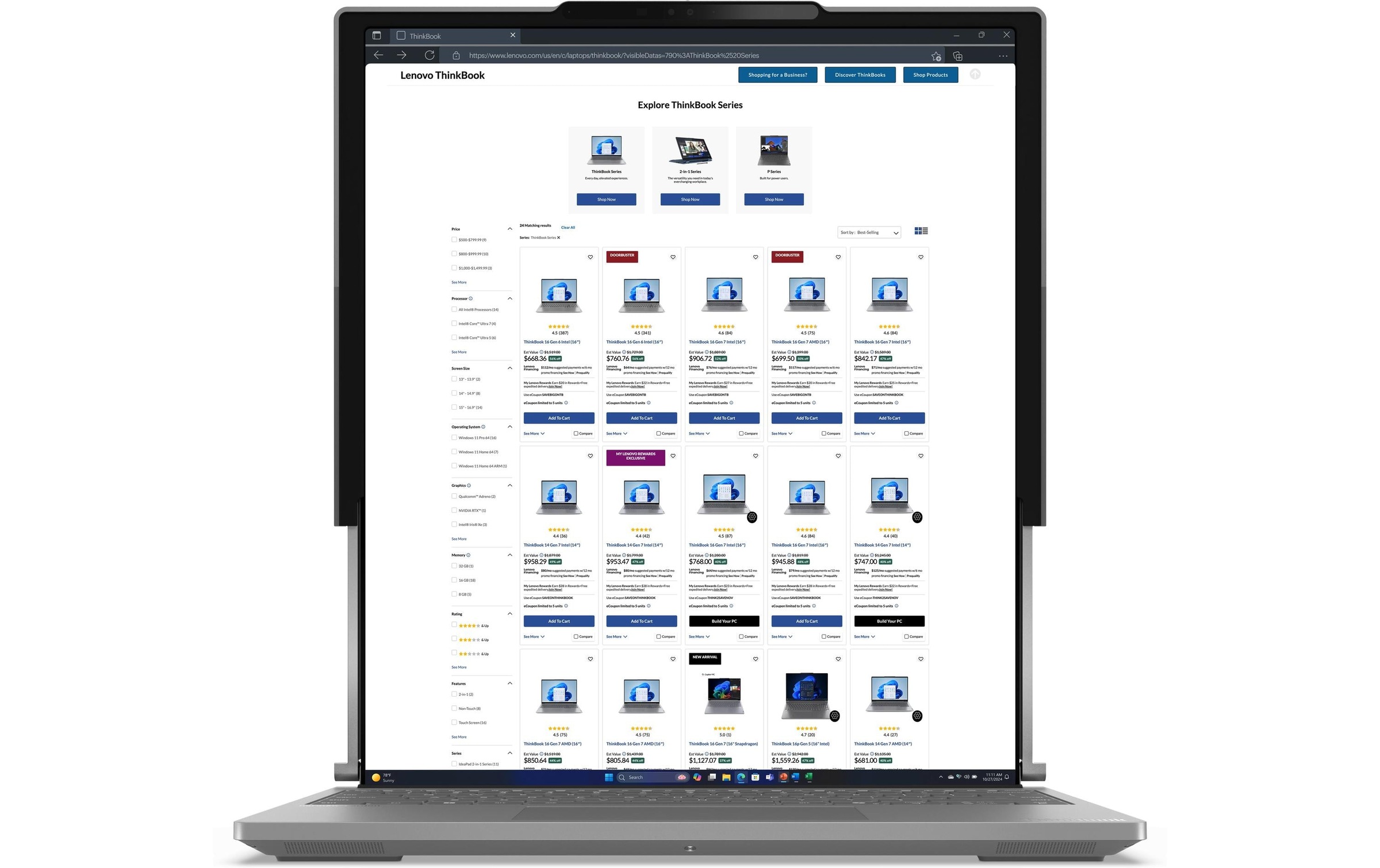 Lenovo Ordinateur portable »Plus G6 Rollable Copilot+ PC« / 16,7 ″ Intel Core Ultra 7