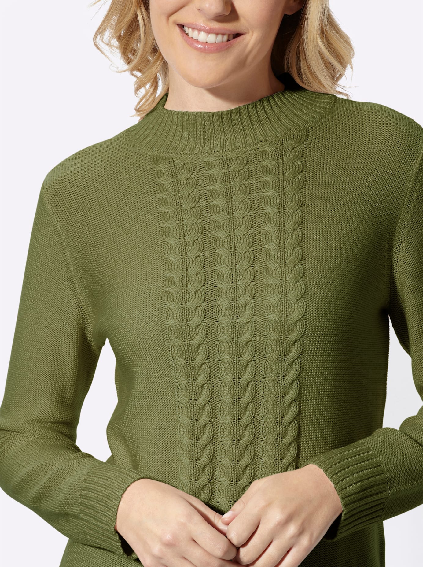 Classic Basics Pull à col montant »Stehkragen-Pullover«