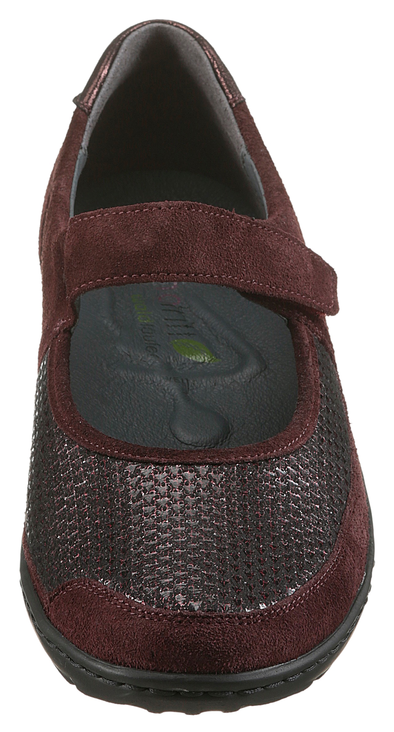 Waldläufer Ballerines à lanières »HENNI-Soft«  chaussure confort, chaussure à scratch, chaussure confortable largeur H, avec Orthotritt