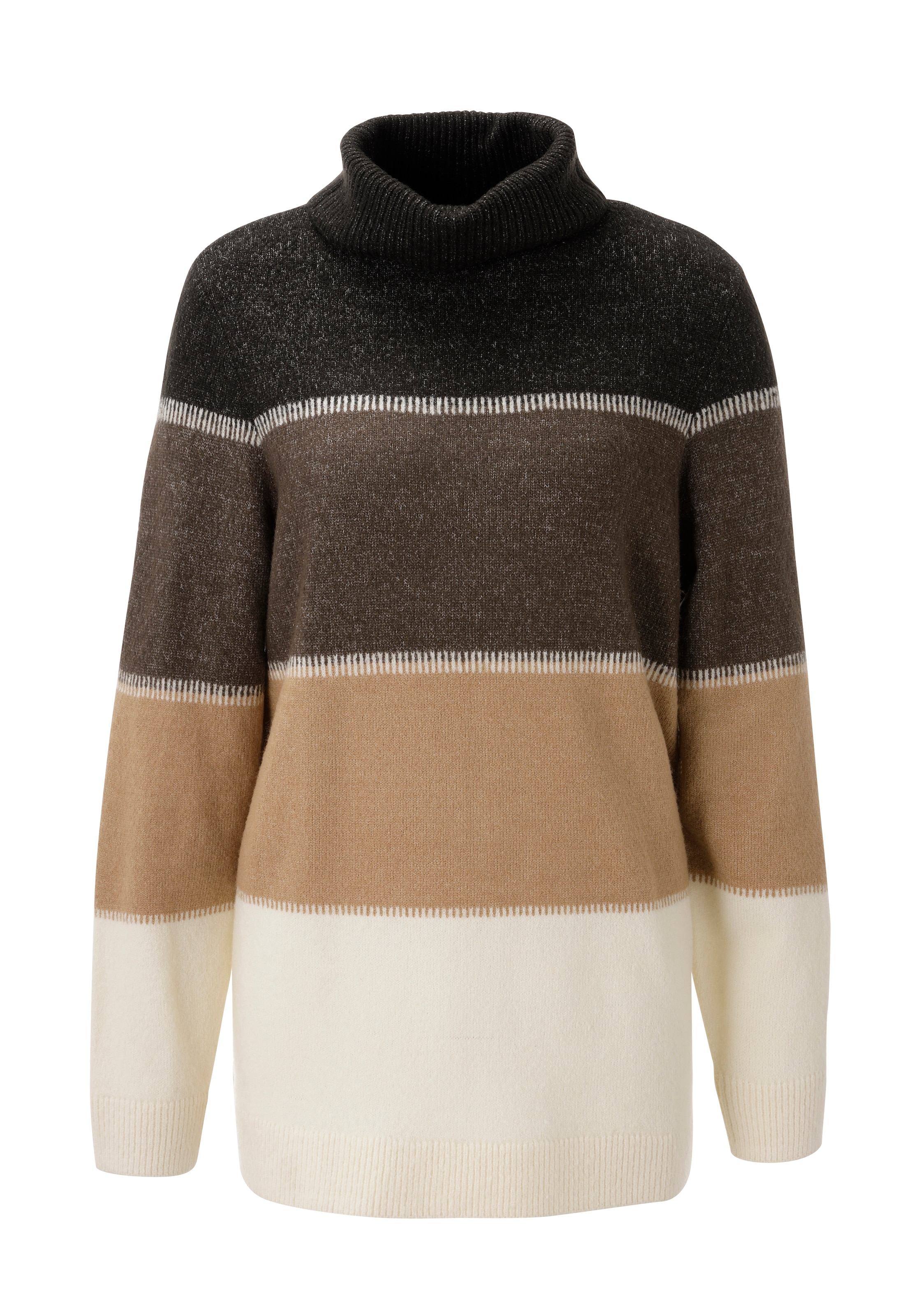 Aniston CASUAL Pull en tricot en color-blocking mélangé - NOUVELLE COLLECTION
