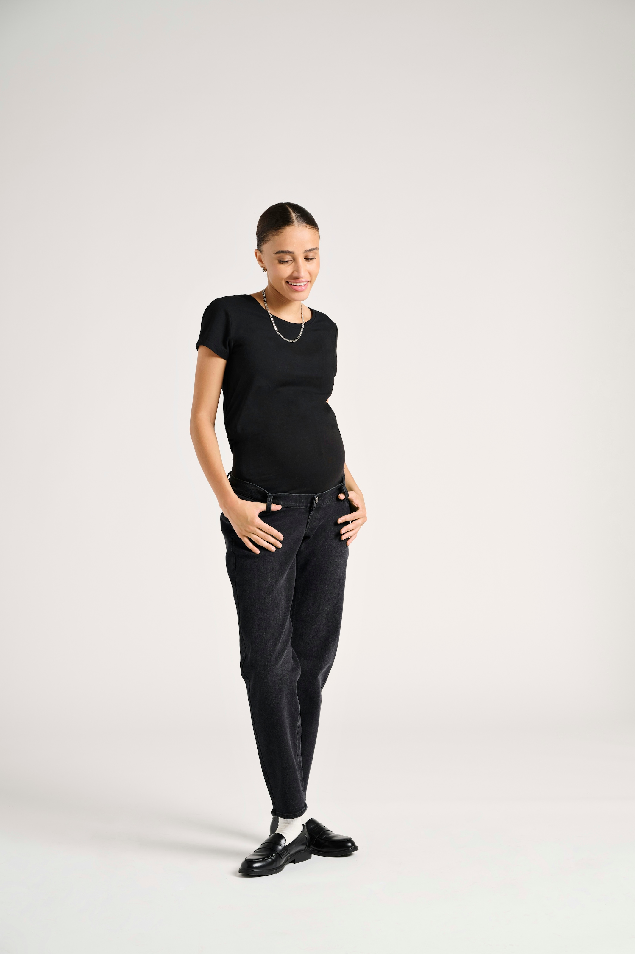 ONLY MATERNITY T-shirt de grossesse »OLMLOVELY S/S ONECK TOP 2PACK JRS NOOS« Packung, 2 cuis