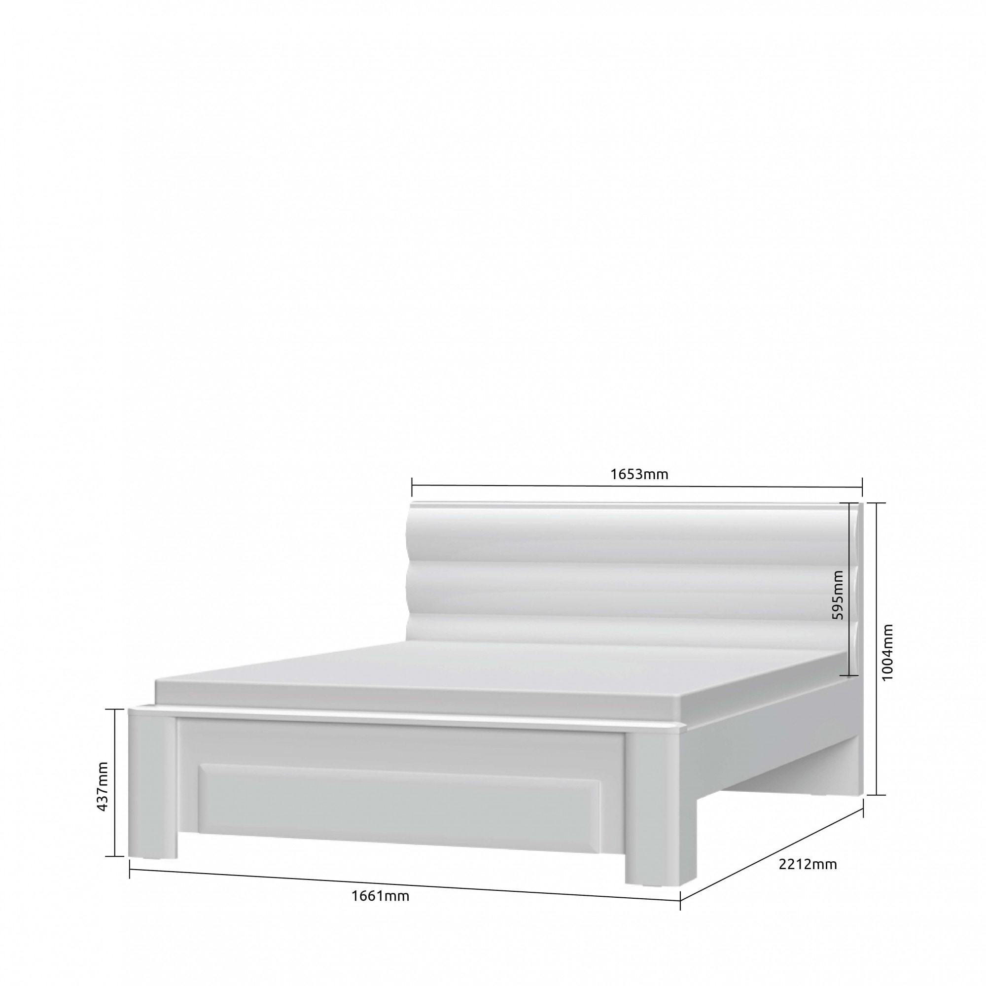 GOODproduct Sommier »Gala, 160 oder 180x200cm Liegefläche, FSC-zertifiziert« tiroirs de rangement et tables de nuit assortis disponibles en option,  tête de lit confortablement rembourrée, revêtue de velours