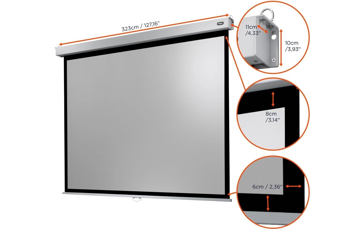 Celexon Rolloleinwand »Professional Plus 300x225 cm«