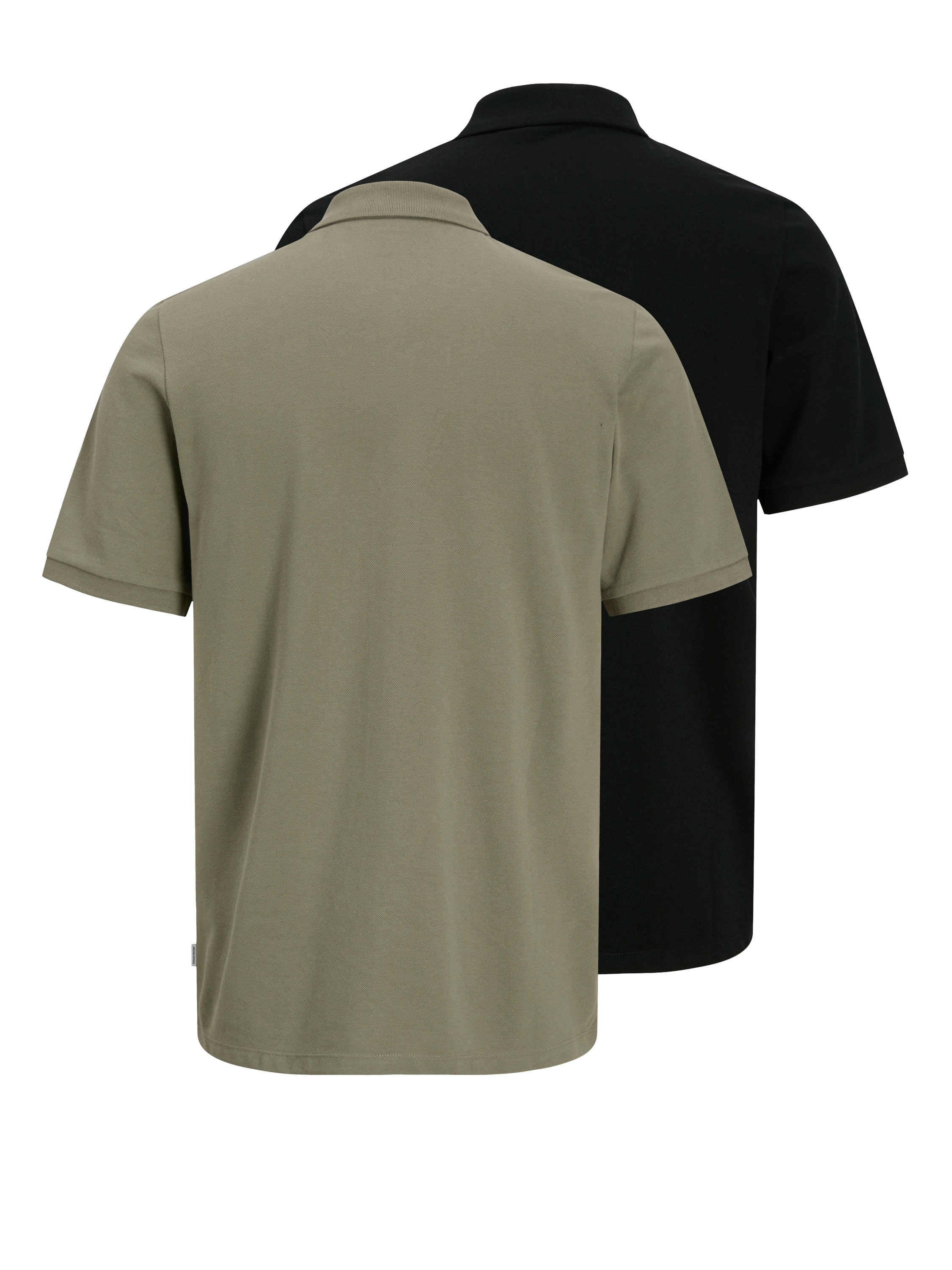 Jack & Jones Polo »JJKANE POLO SS 2PK MP« Paquet, 2 mélange coton, coupe régulière