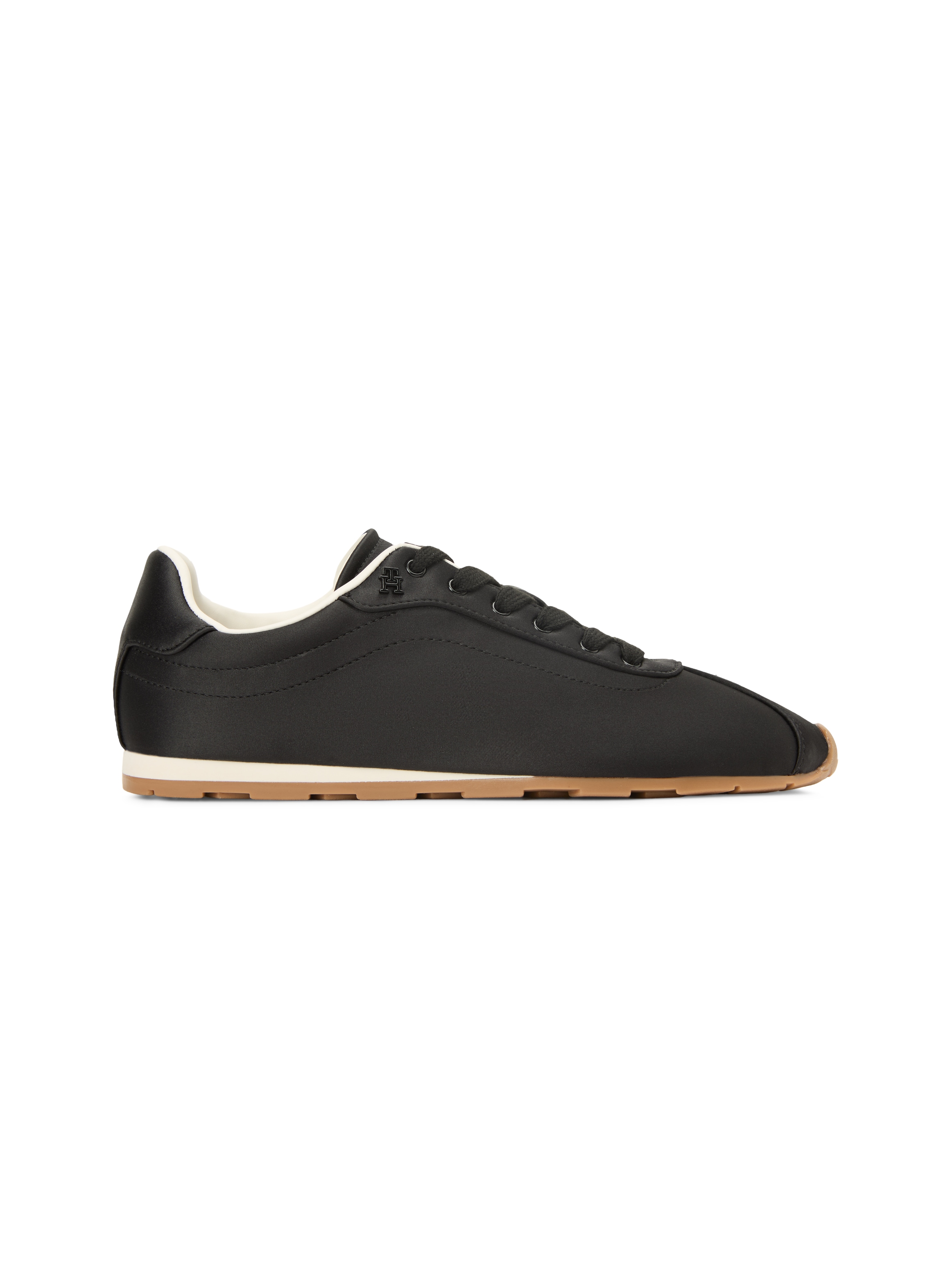 Tommy Hilfiger Sneakers »TH BELLA LOW RUNNER SATIN«  chaussure de loisirs, chaussure basse, à lacets avec logo TH latéral