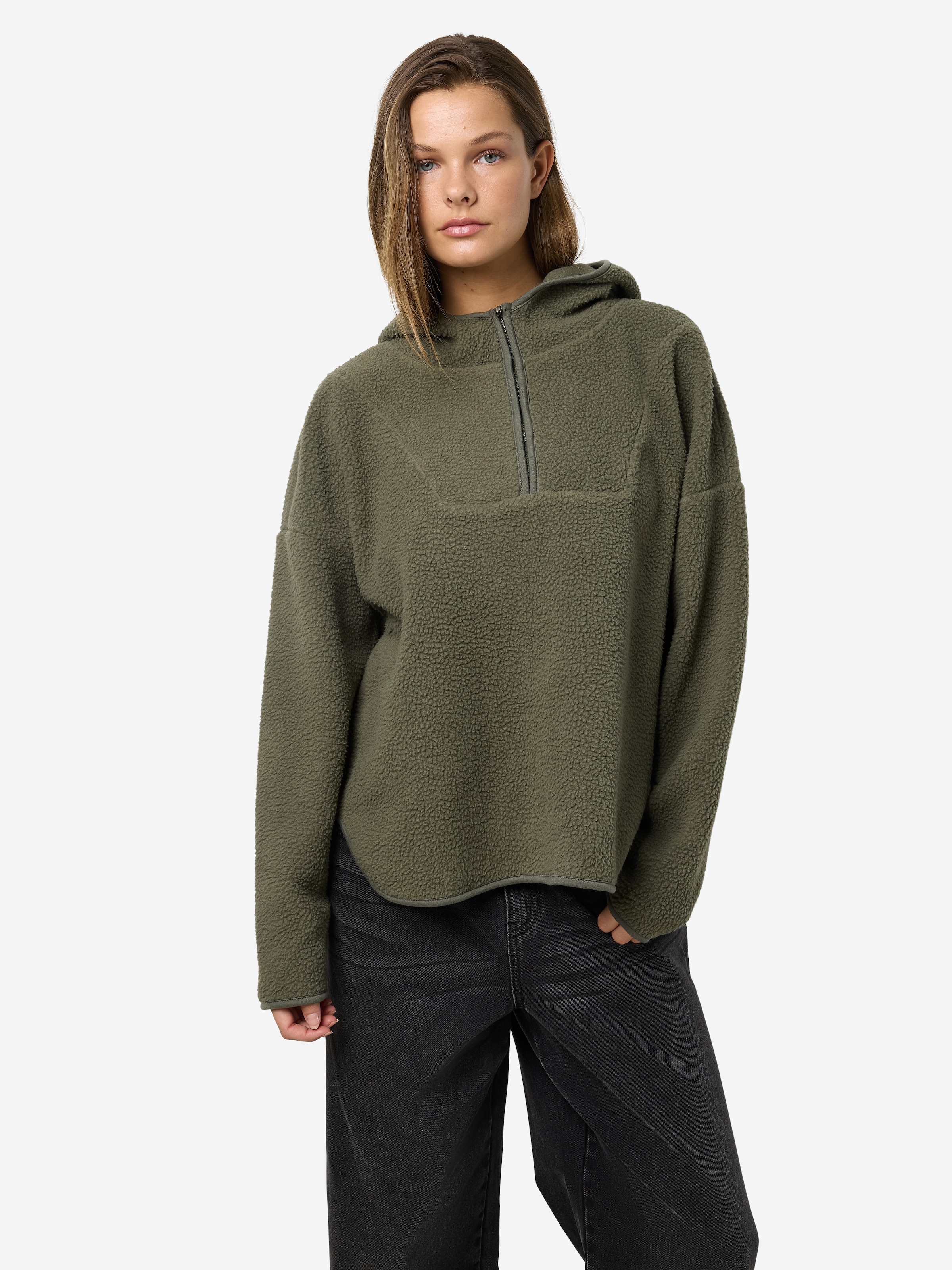 Noisy may Pull en polaire »NMCOZY L/S HALFWAY ZIP SWEATER JRS NOOS«
