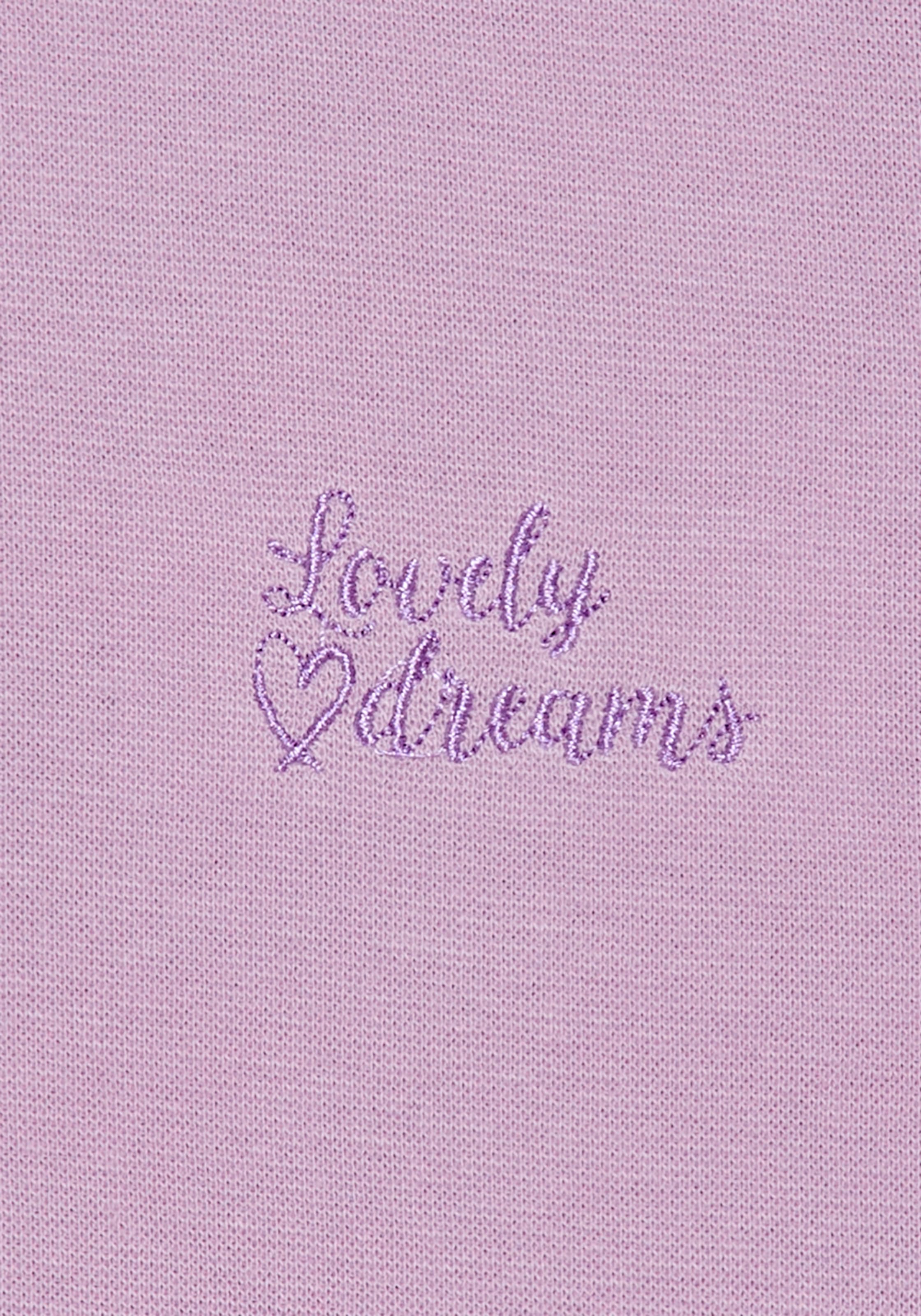 Vivance Dreams Haut de pyjama 1 pièce, 1 avec bords babylock