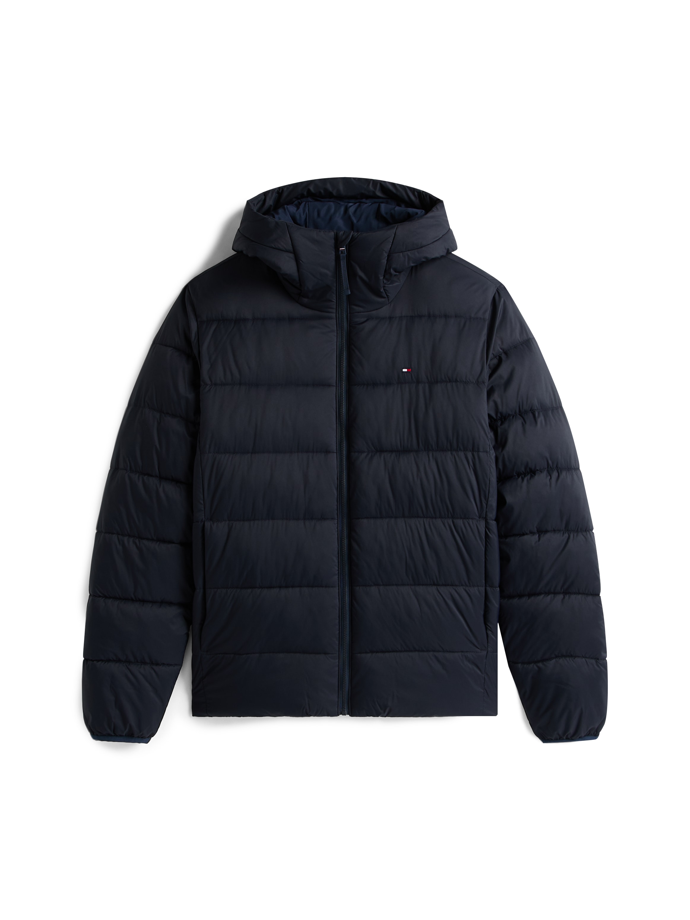 Tommy Hilfiger Steppjacke »MID WEIGHT HOODED JACKET« mit Kapuze Winterjacke, Übergangsjacke