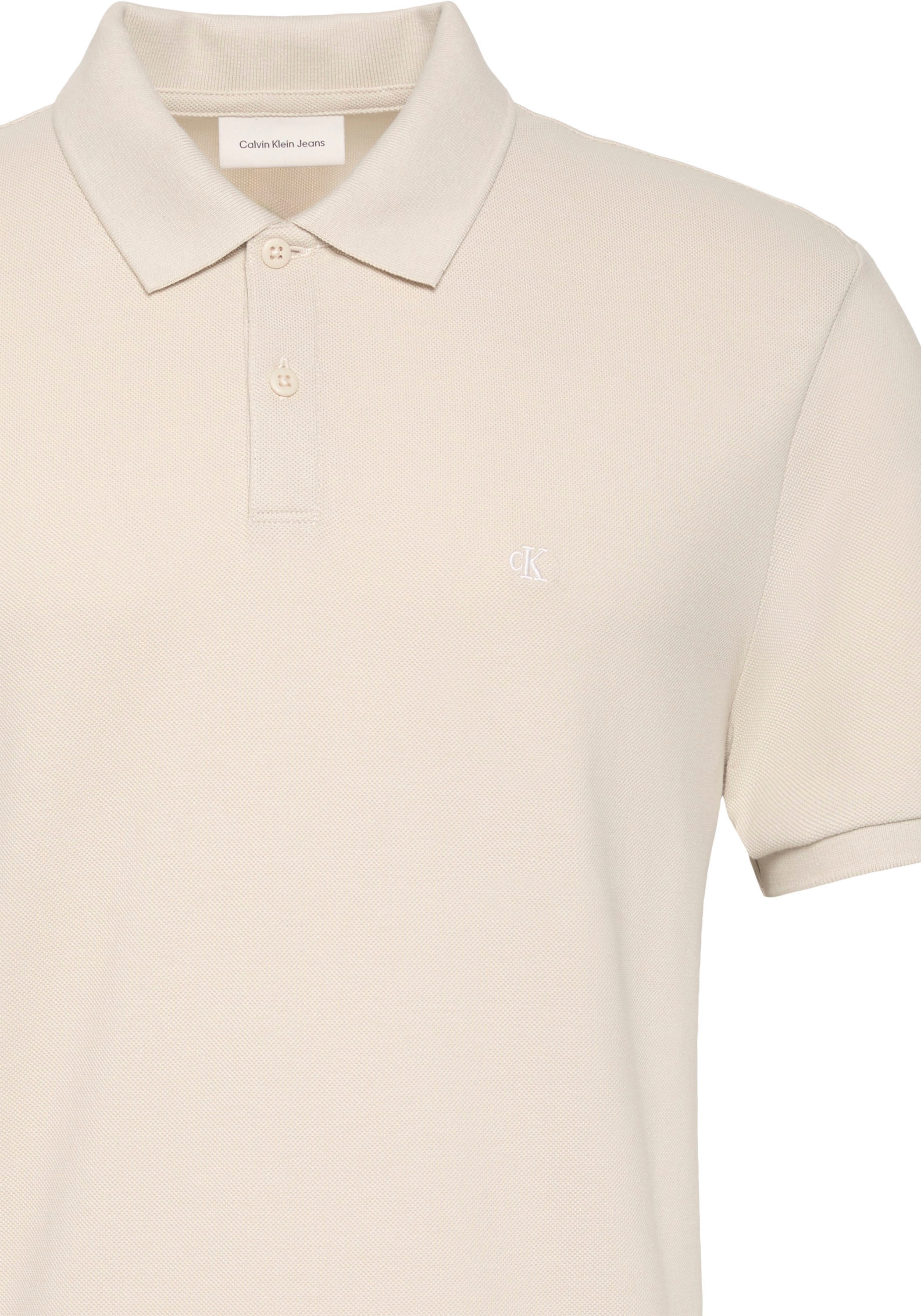 Calvin Klein Jeans Poloshirt »SS CASUAL PIQUE CLASSIC POLO« Mit Rundhalsausschnitt