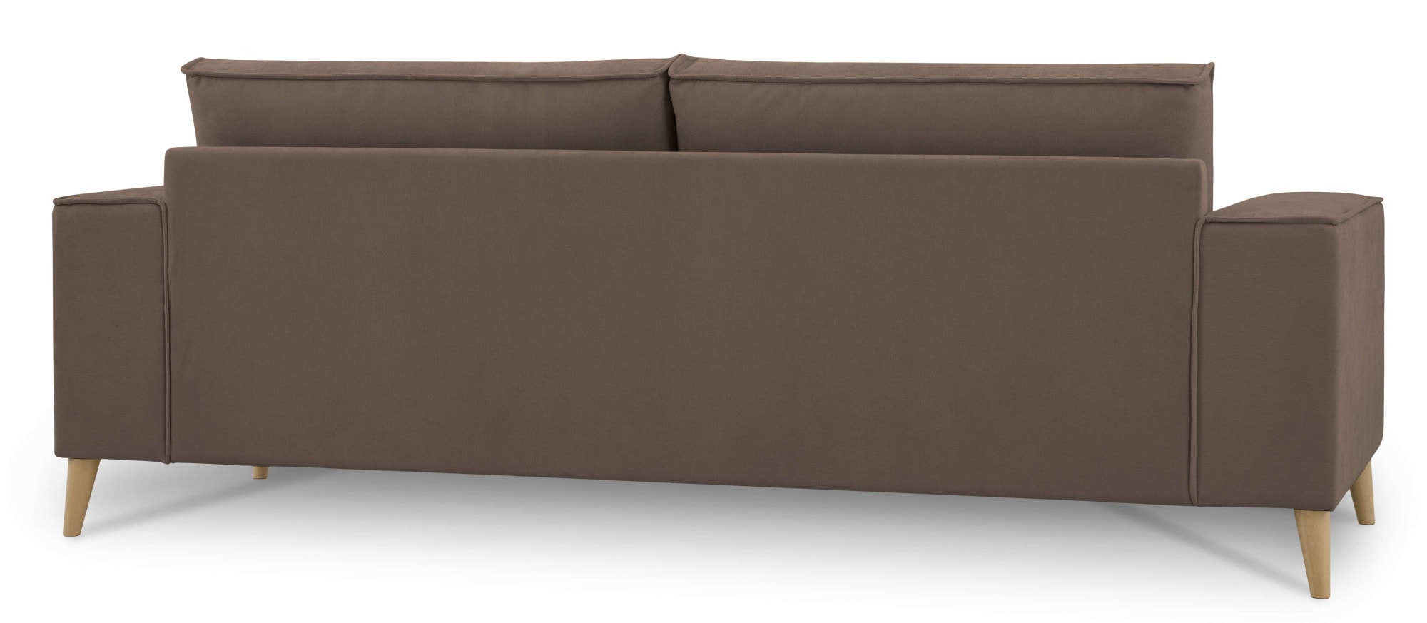 GOODproduct 3-Sitzer »Oland Skandi, weicher Chenille-Stoff« 224 cm, Wellenunterfederung, Skandi-Design, Massivholzfüsse