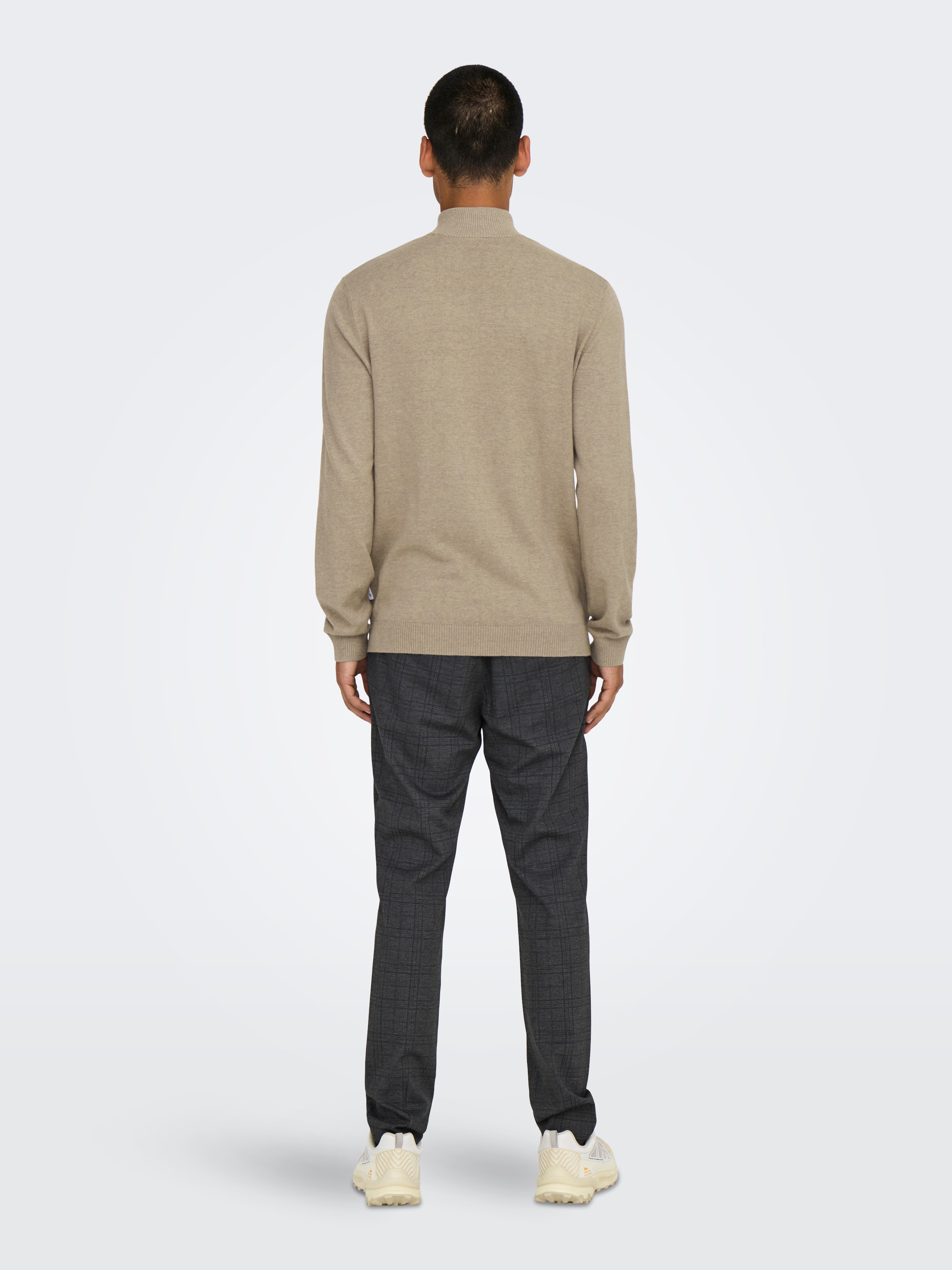 ONLY & SONS Troyer »ONSLOUI REG 12 MEL HALF ZIP KNIT NOOS«