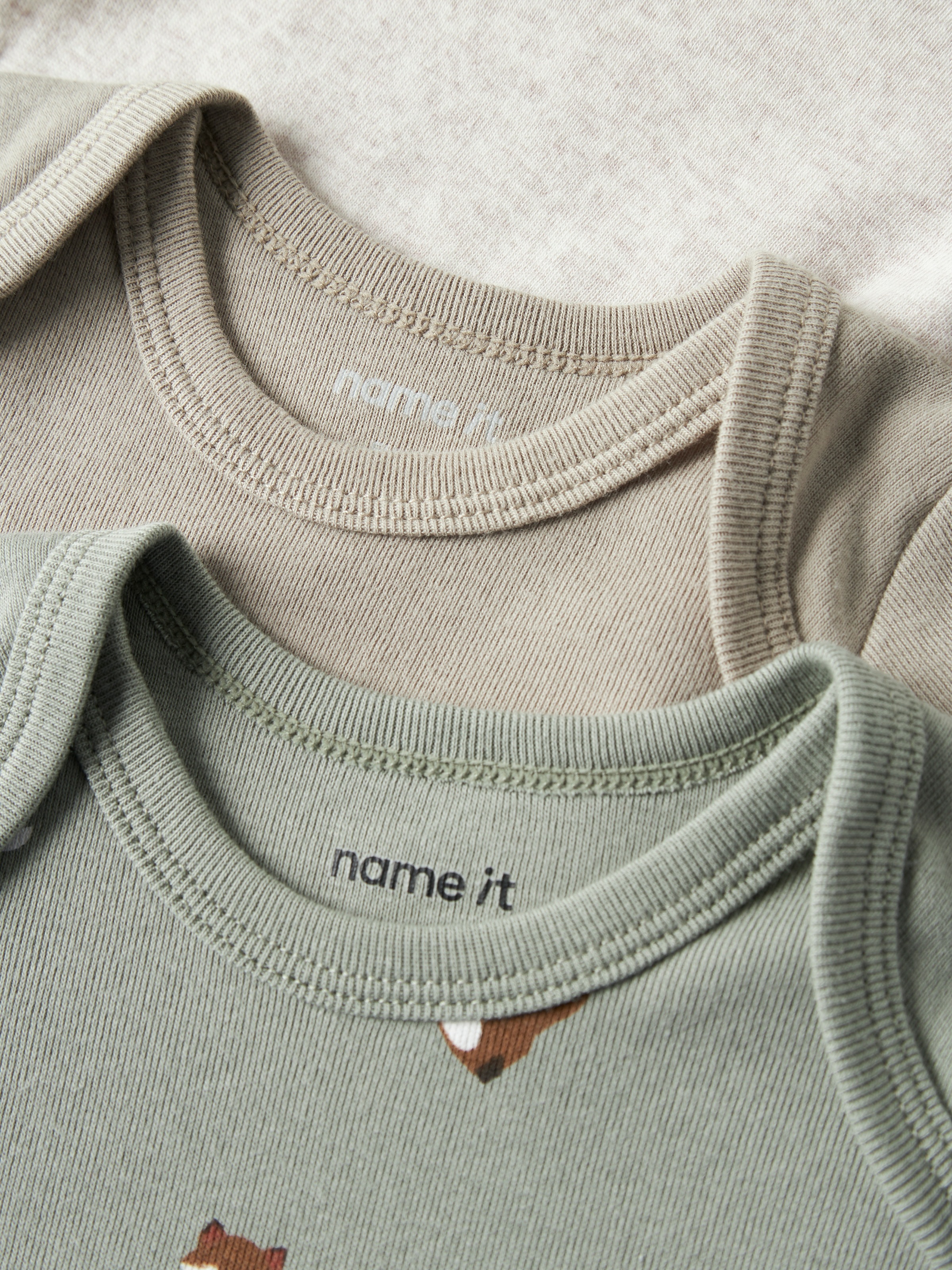 Name It Body à manches courtes »NBMBODY 3P SS FOX NOOS« Packung, 3 pièces