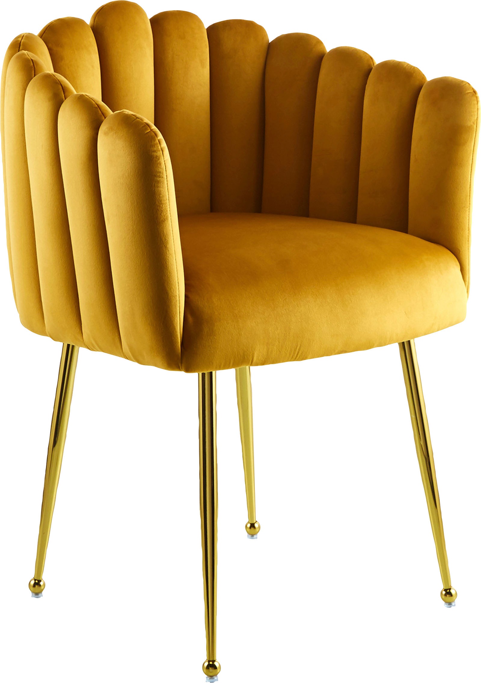 Kayoom Esszimmerstuhl »Stuhl Mucha, dekorativer Luxus-Stuhl« () 1 Stk. Stoffbezug samtweicher Bezug, attraktiv, in edlen Farben erhältlich